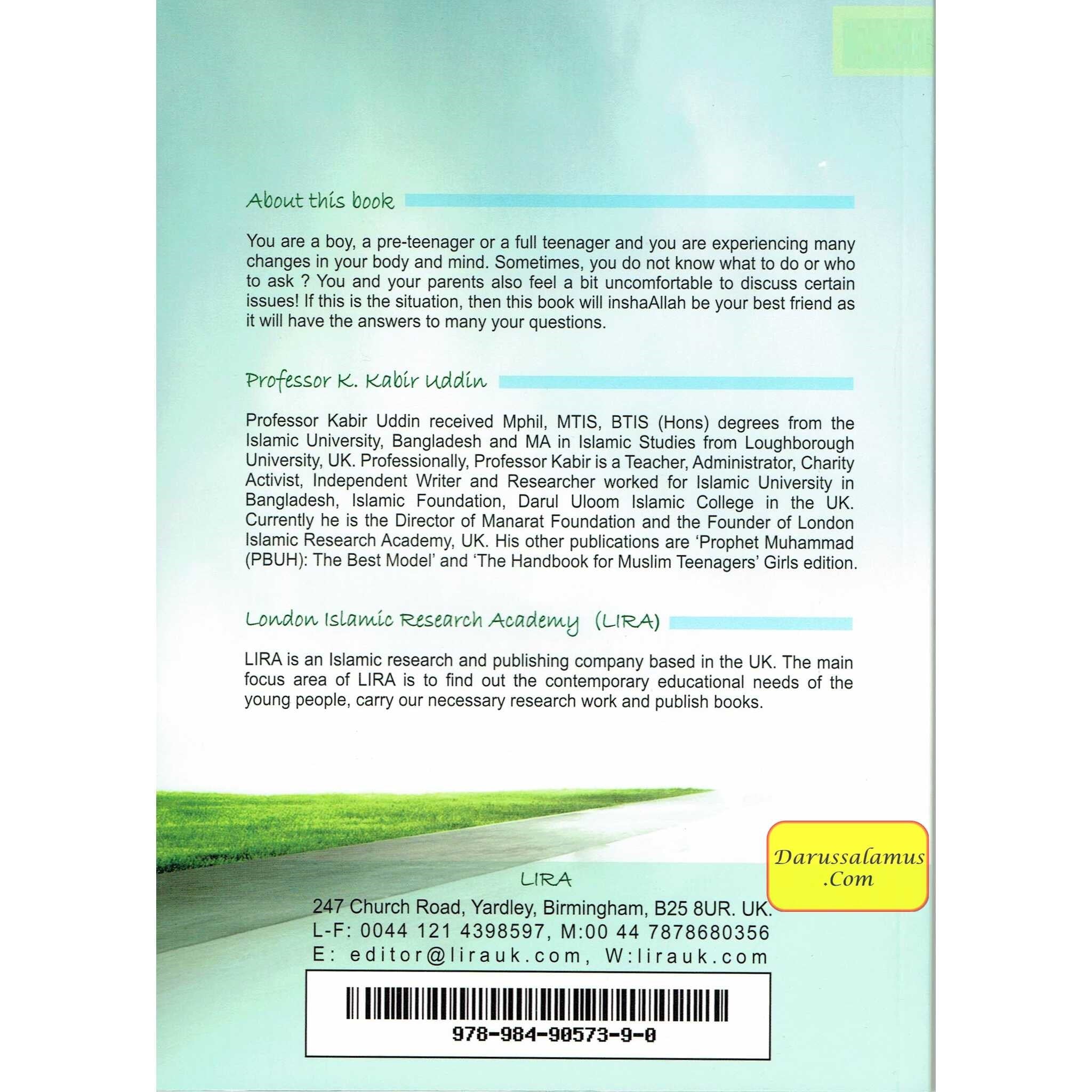 The Handbook for Muslim Teenagers,Boys Edition By Professor K. Kabir Uddin、mySite、topwebapps