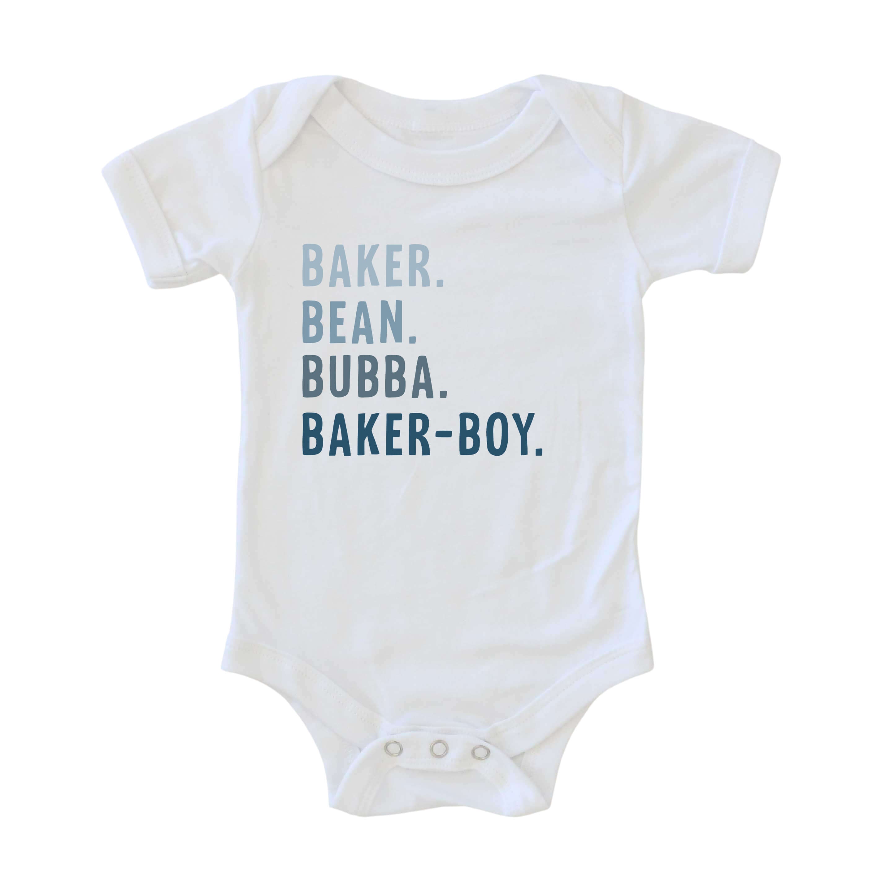  Personalized Blue Nickname Graphic Bodysuit | White、mySite、layawaytickets