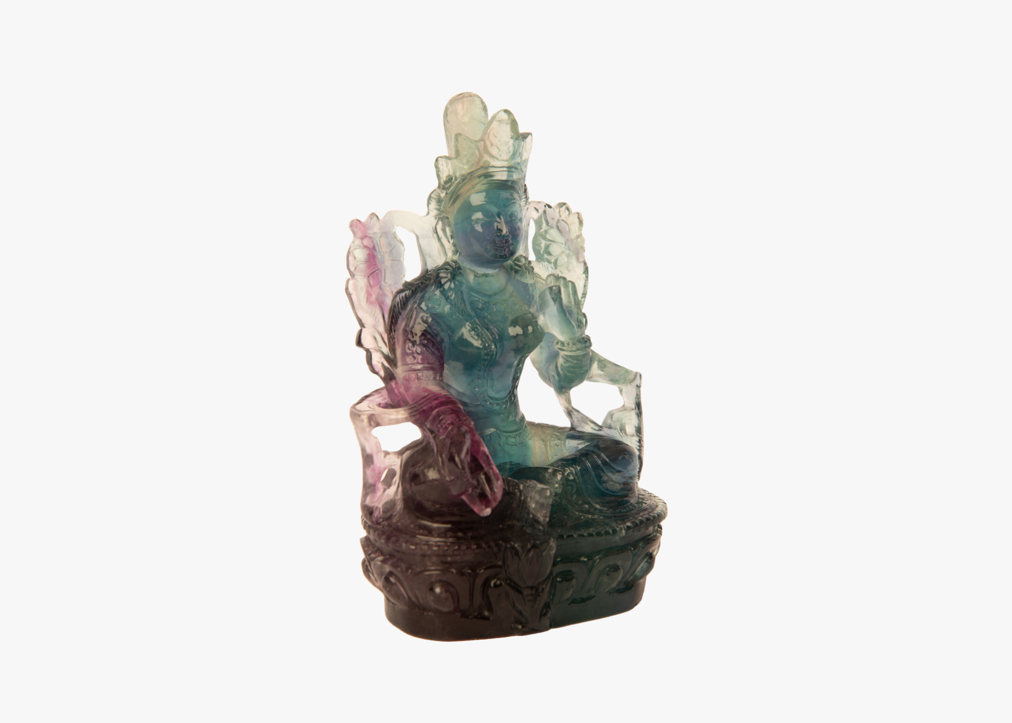 Tara Goddess - Rainbow Fluorite (Small, 16cm)、mySite、topwebapps
