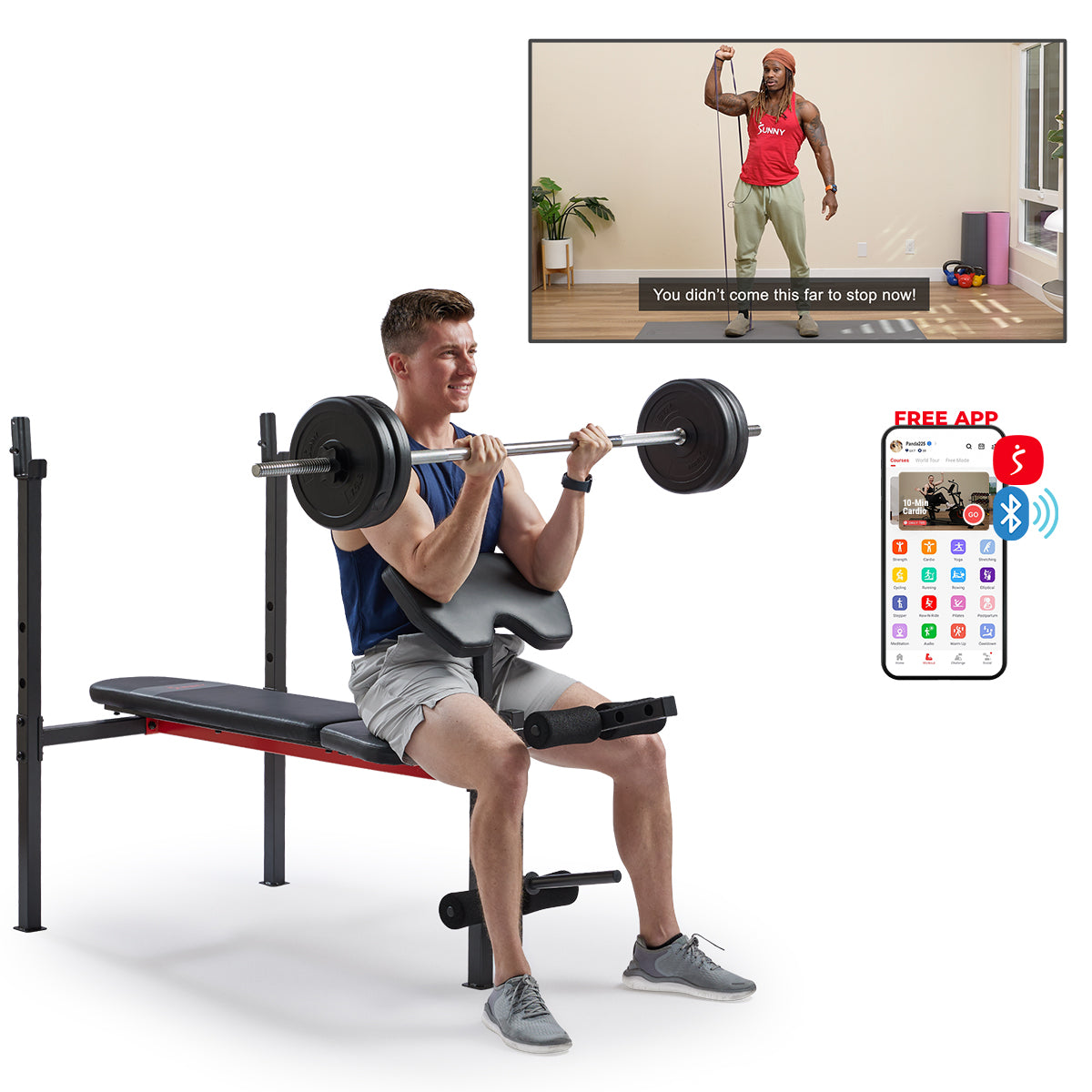  Adjustable Standard Incline Weight Bench with Leg Developer and Preacher Curl Attachment、mySite、ghnorth