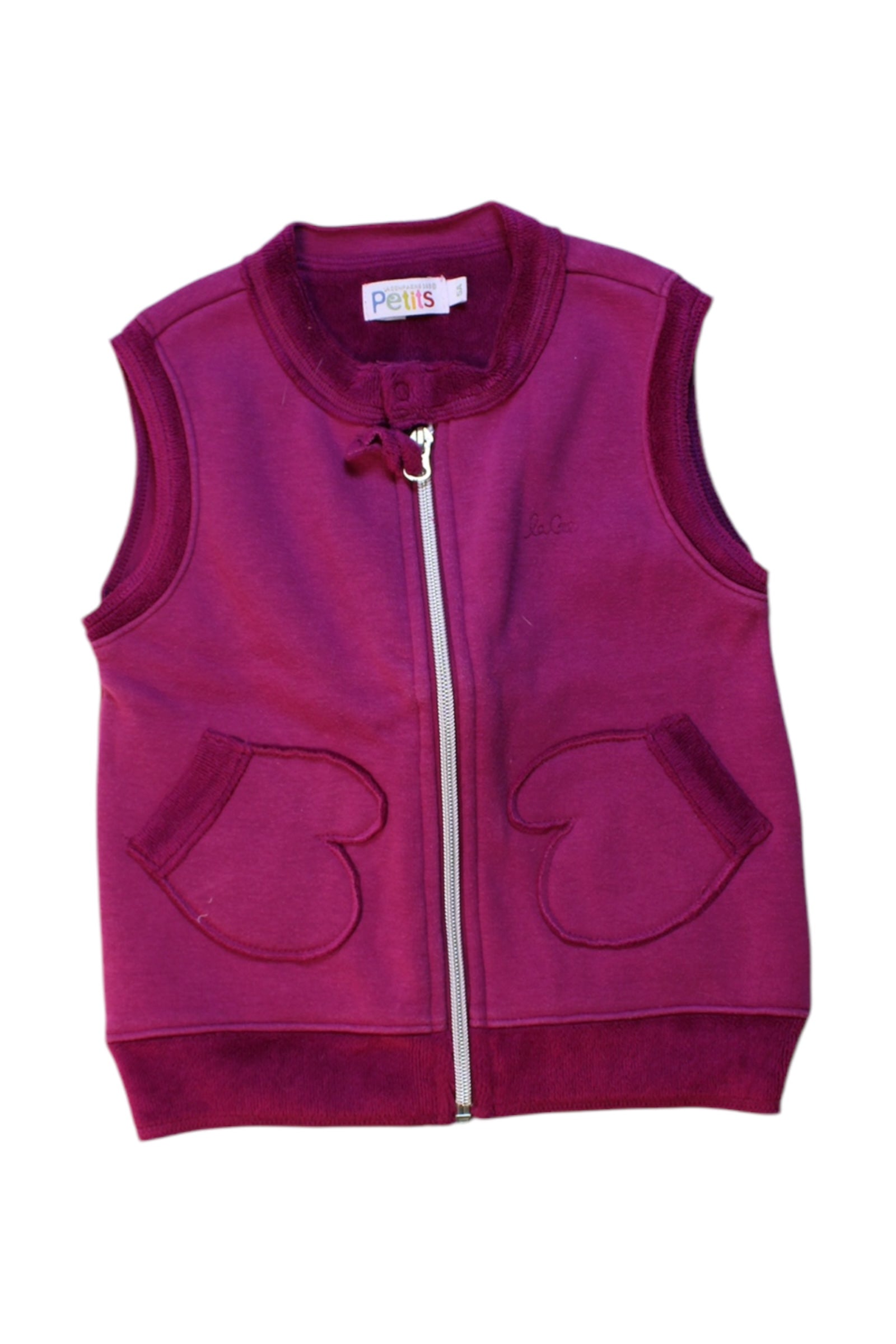 La Compagnie Des Petits Heart Pocket Vest 5T、mySite、g9winljtr