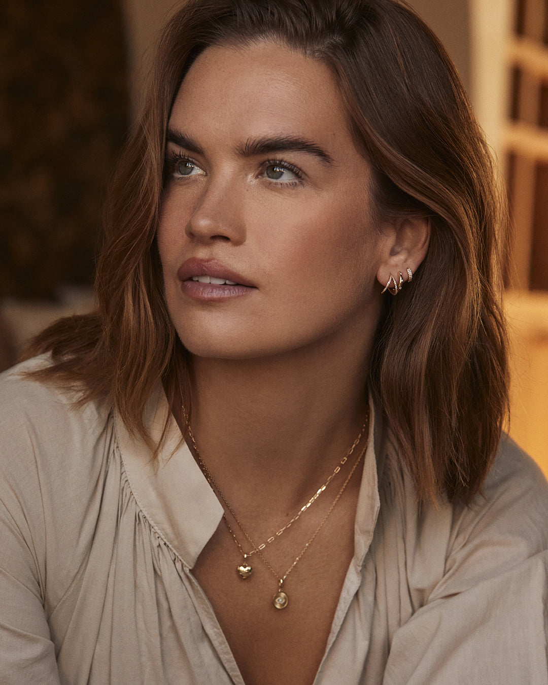 Diamond Pavé Split Single Huggie、mySite、hinf8tx79