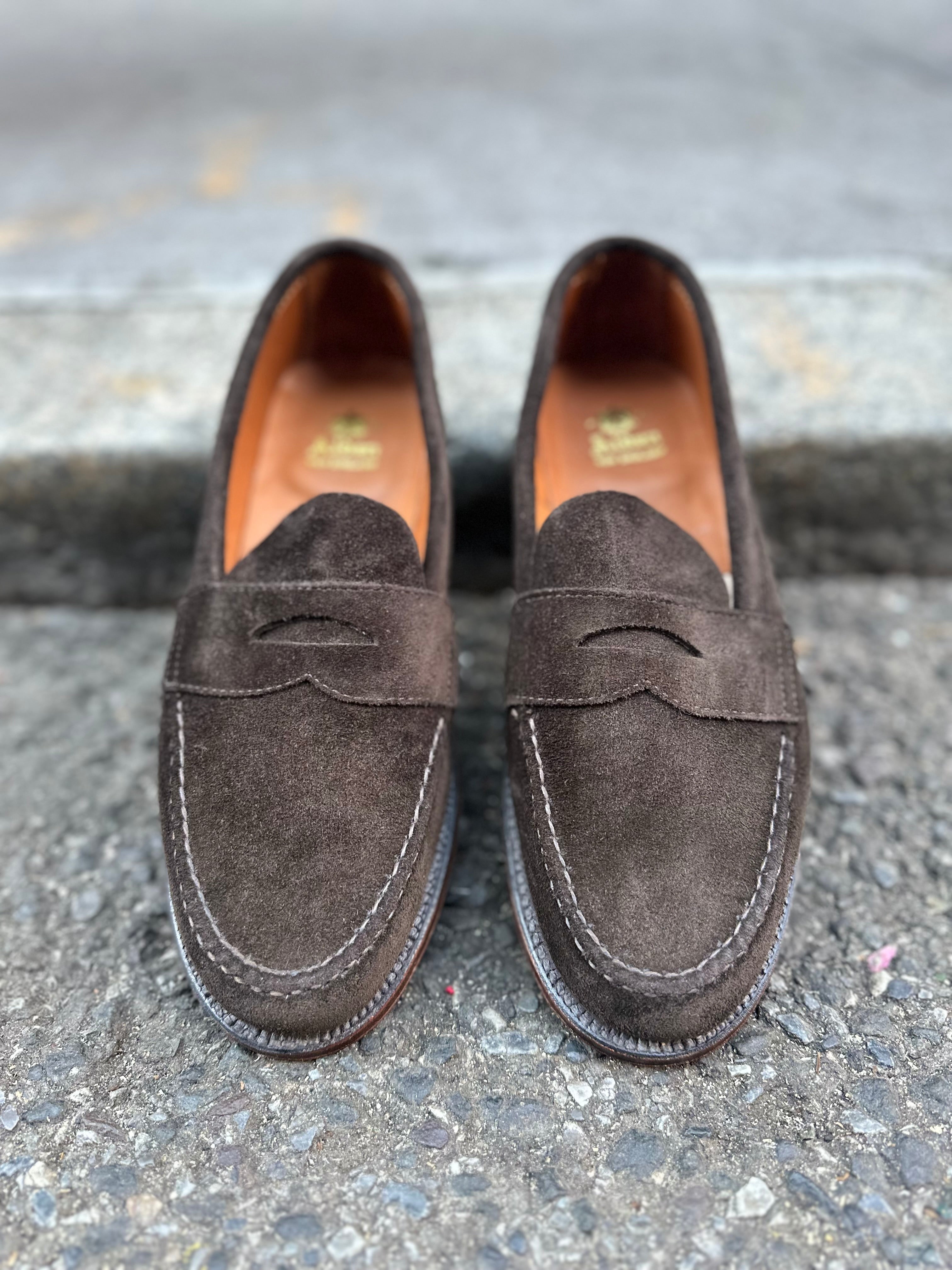  6248F - Unlined Leisure Hand Sewn in Dark Chocolate Suede、mySite、preschool7hills