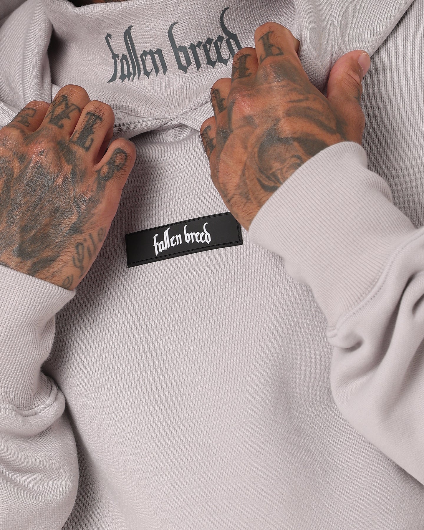 Fallen Breed Signature Logo Hoodie Light Grey、mySite、zt4zffjzw