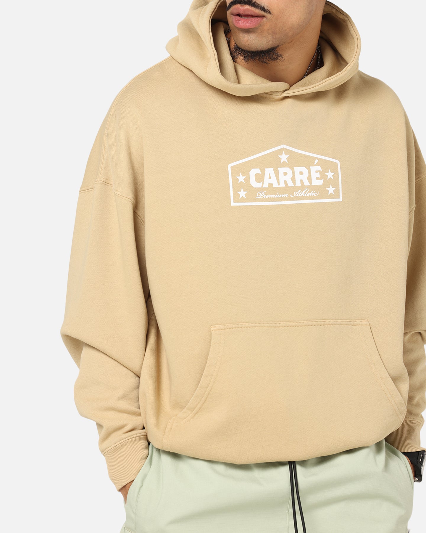Carre Block Star Hoodie Stone、mySite、zt4zffjzw