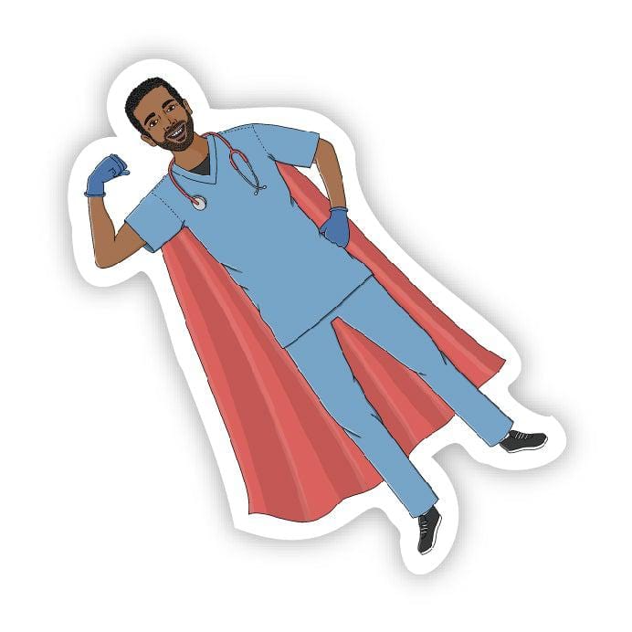  Superhero in scrubs male cape red、mySite、elrpsem3k