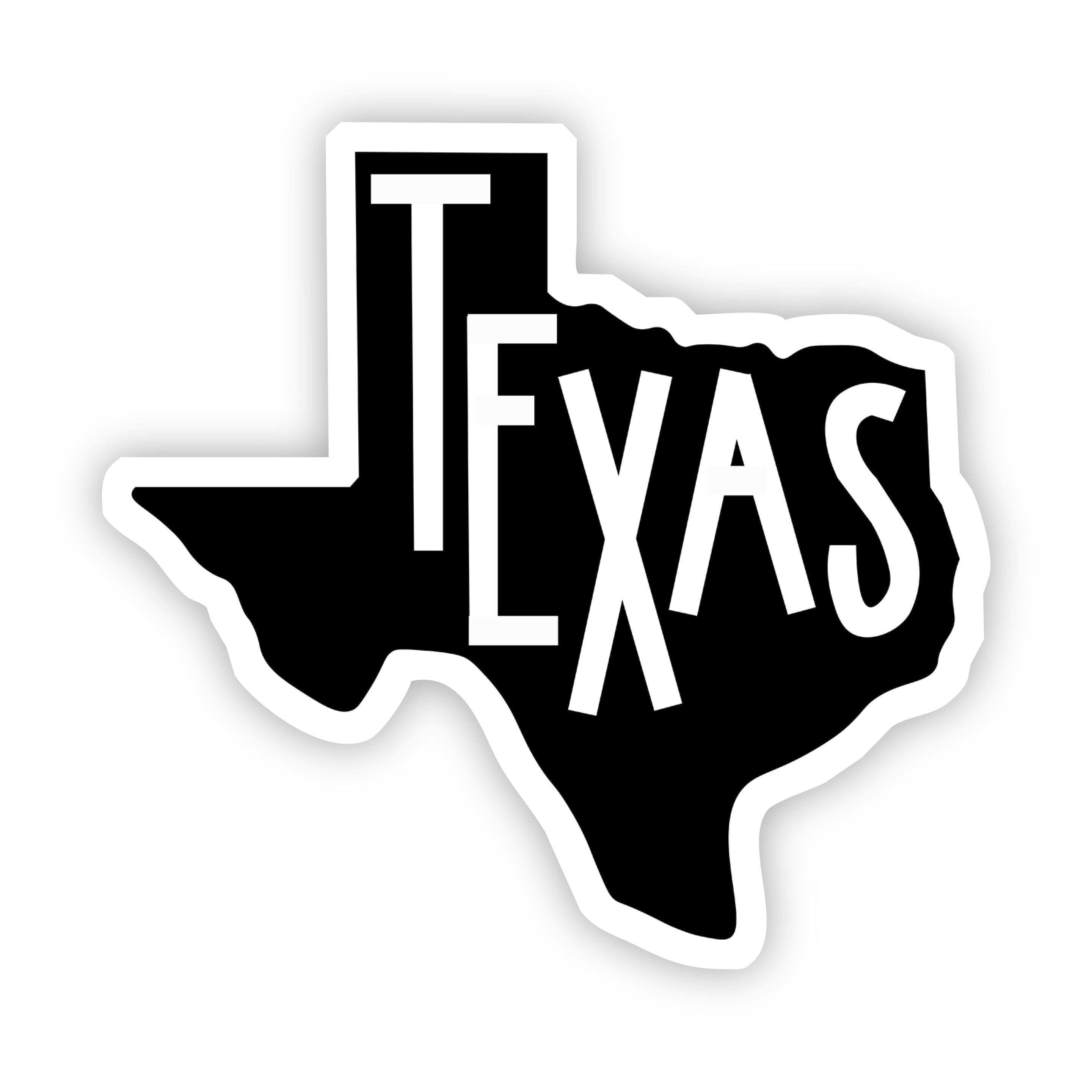 Texas Sticker (Black and White)、mySite、elrpsem3k