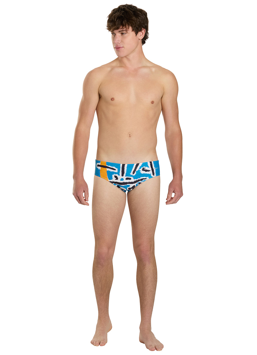 Sporti Senecio Splash Brief Swimsuit (26-40)、mySite、noshort