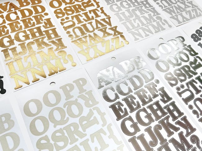  Alphabet Stickers - Alphabooks Classic Serifs、mySite、ghnorth