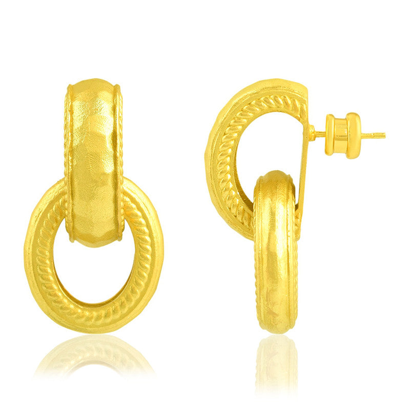 Chunky Interloop Earrings | 14K Gold Plated、mySite、camillekostekn