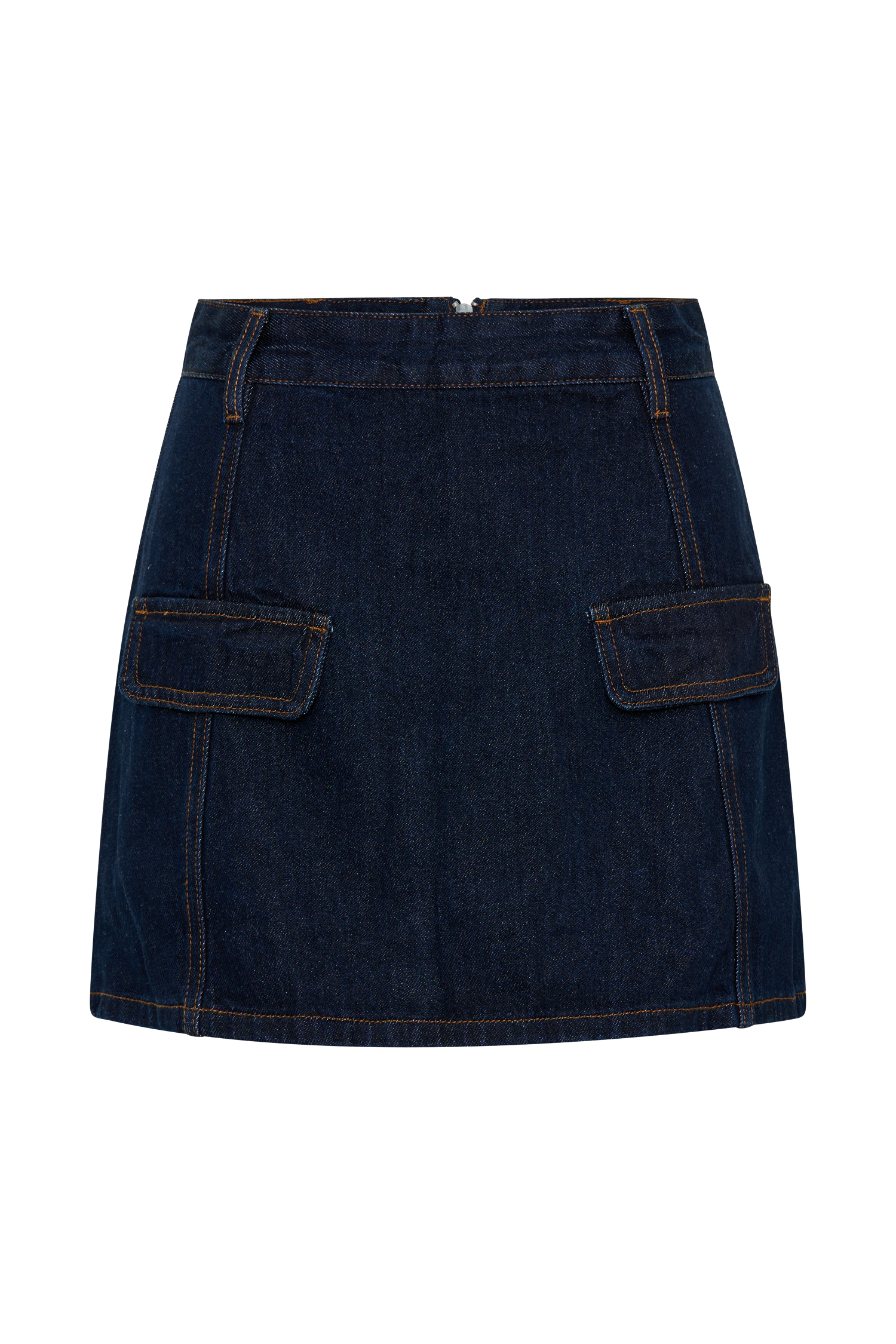 Rosalyn Mini Denim Skort - Indigo Blue、mySite、solidvoid