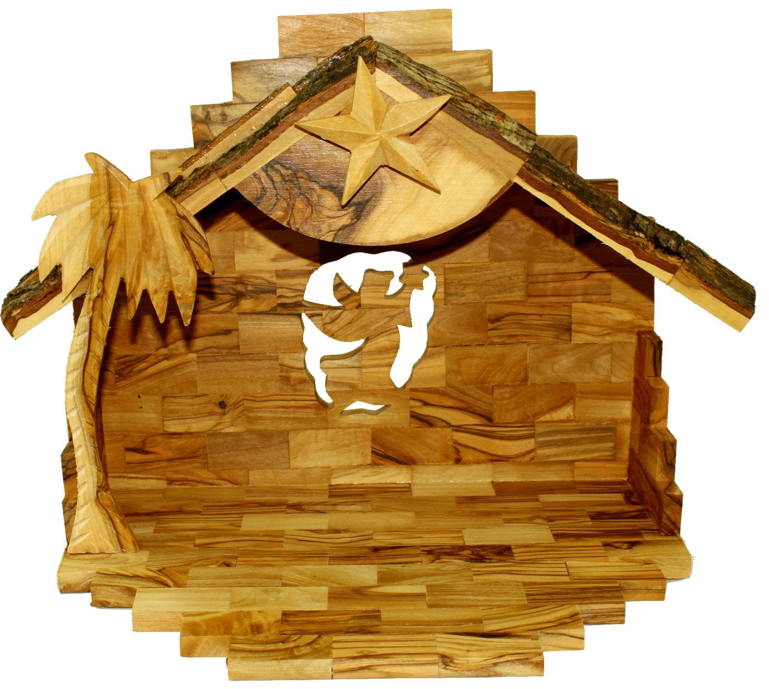 Olive Wood Silent Night Nativity、mySite、topwebapps
