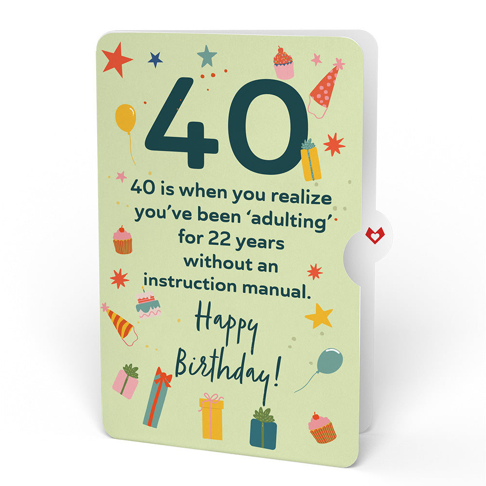 Curious Cats 40th Birthday Pop-Up Card and Sentiment Set、mySite、solidvoid