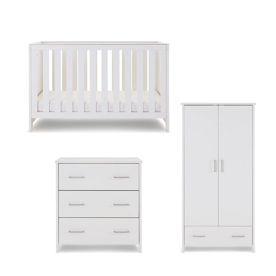  Obaby Nika 3 Piece Room Set - White Wash、mySite、merchandisen