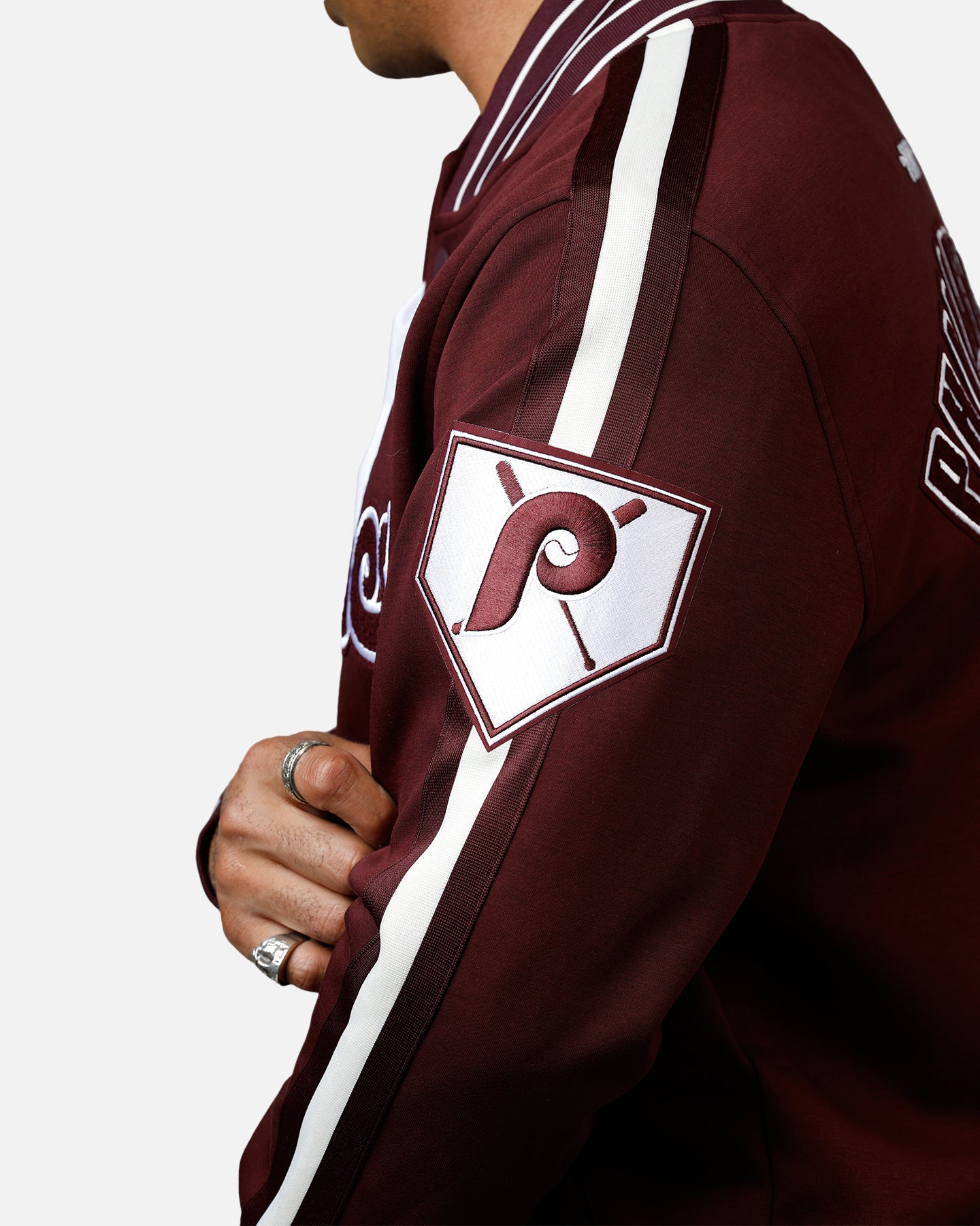 Pro Standard Philadelphia Phillies Double Knit Jacket Burgundy、mySite、zt4zffjzw