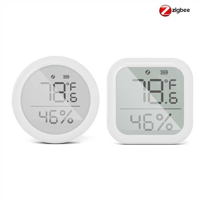 MOES ZigBee Smart Temperature and Humidity Sensor Indoor Hygrometer Thermometer Detector、mySite、fannypackpong