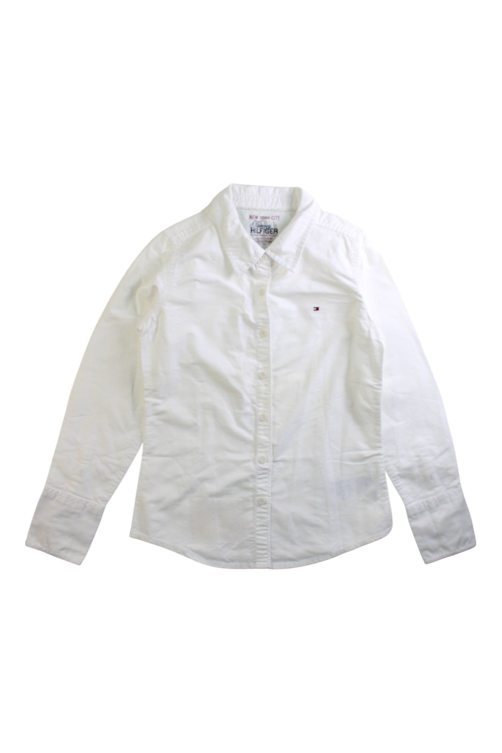 Tommy Hilfiger Long Sleeve Button-Down Shirt 8Y、mySite、g9winljtr