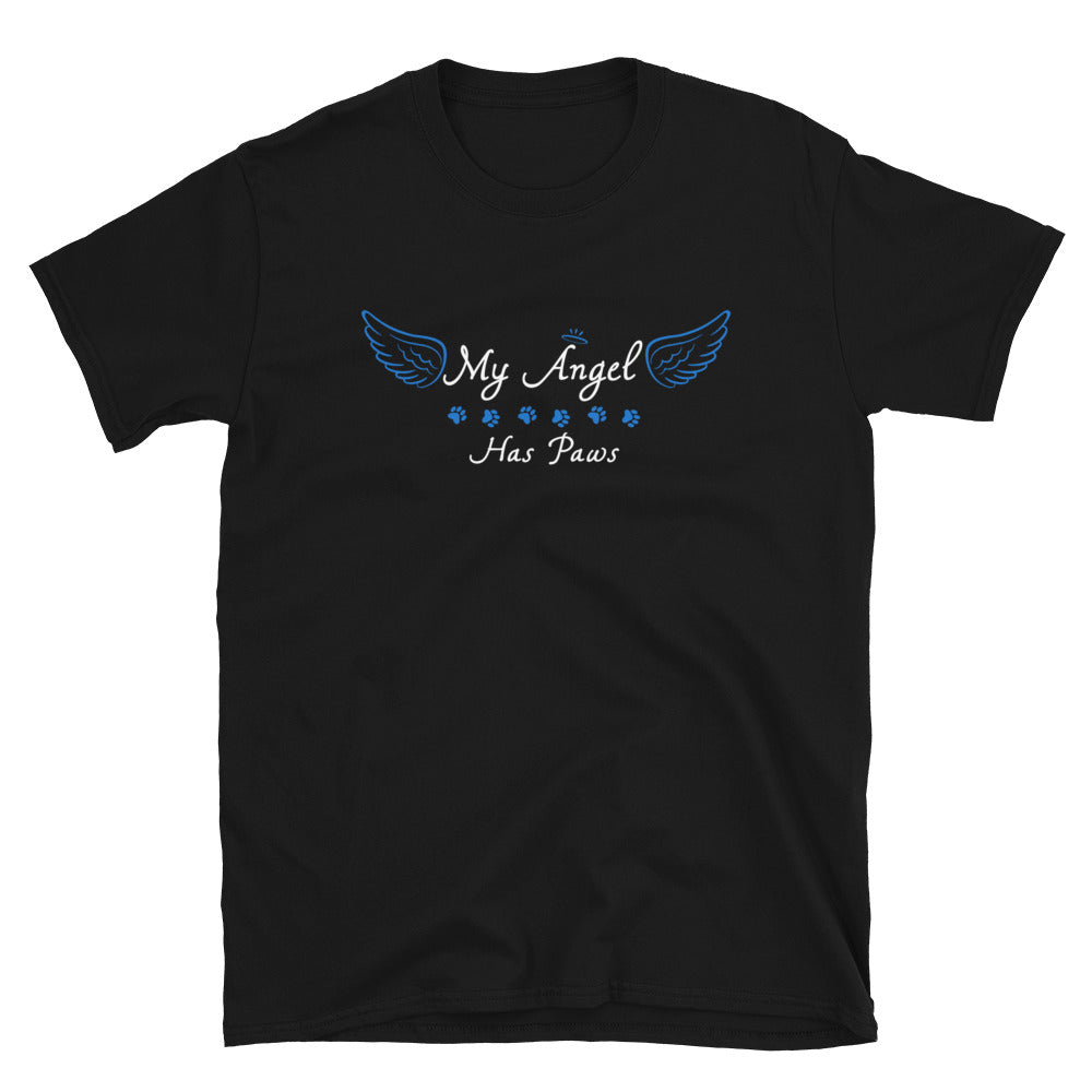 My Angel Has Paws T-Shirt、mySite、camillekostekn
