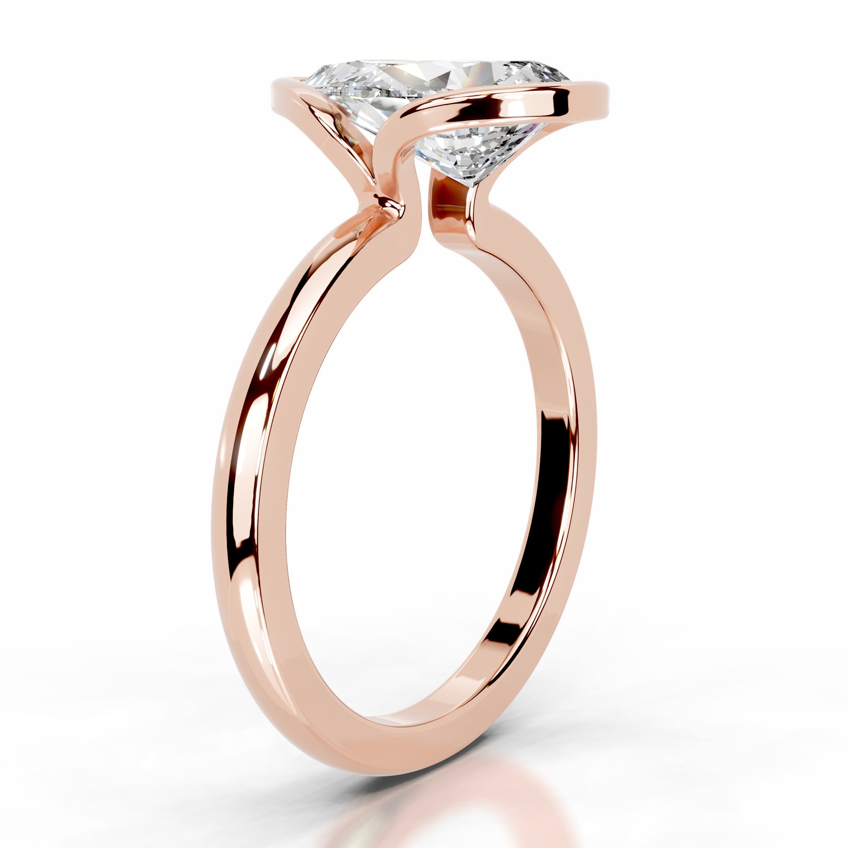 Thor Lab Grown Diamond Ring - 14K Rose Gold、mySite、hinf8tx79