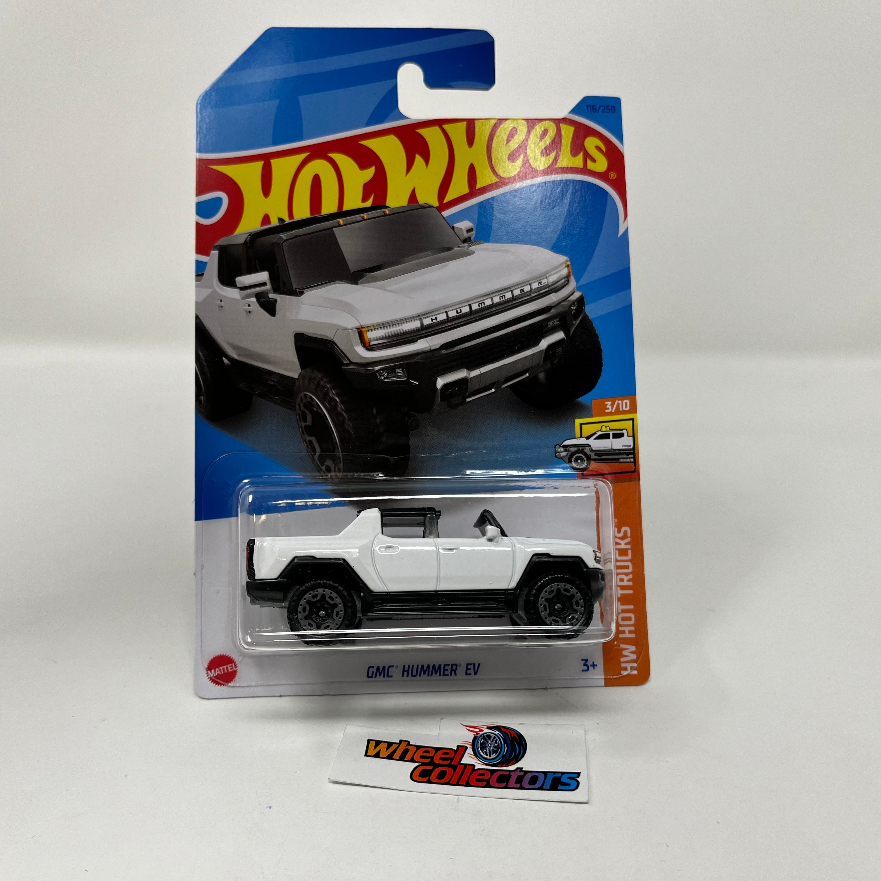 GMC Hummer EV #116 * WHITE * 2023 Hot Wheels Case E、mySite、hgirdovlk