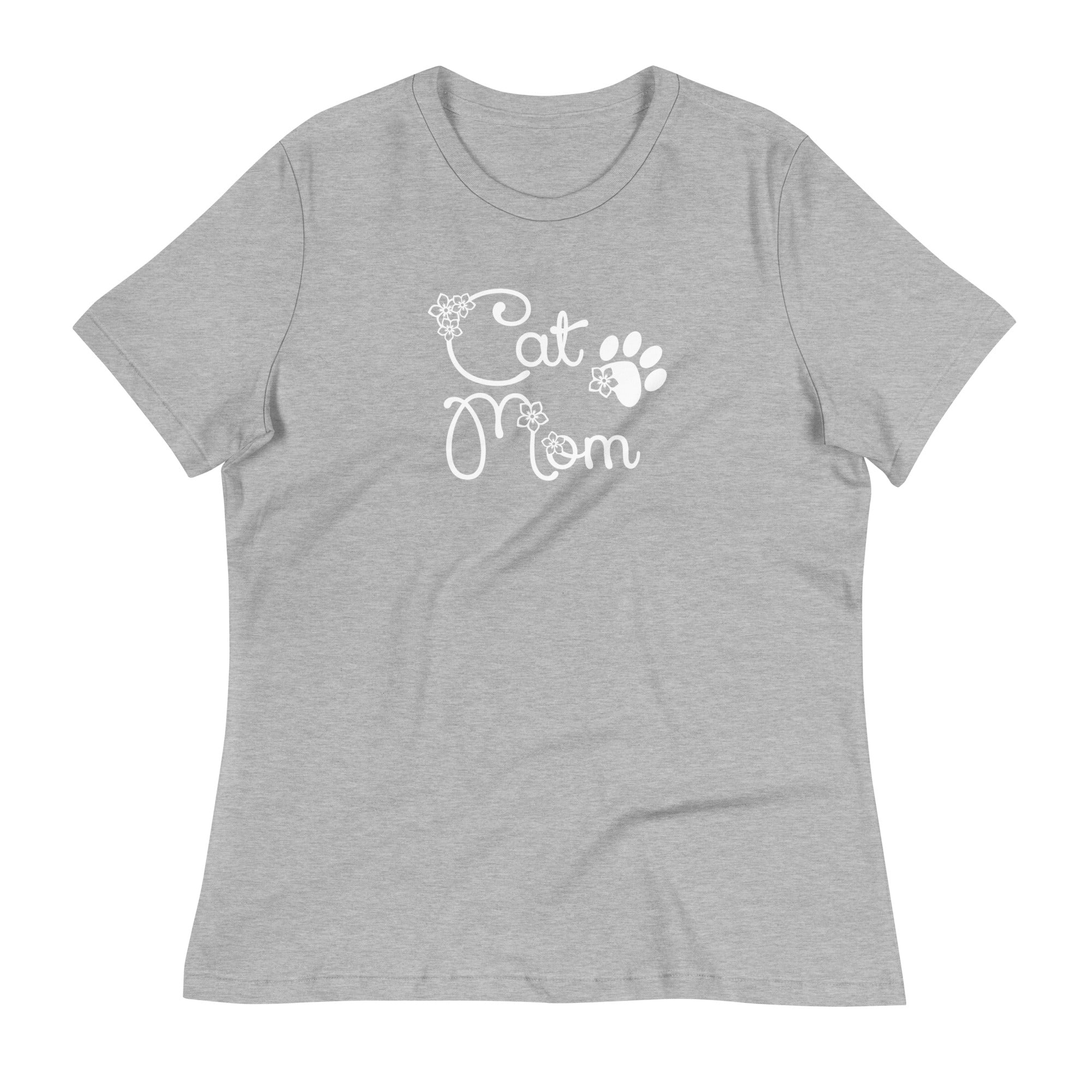 Cat Mom Relaxed T-Shirt、mySite、camillekostekn