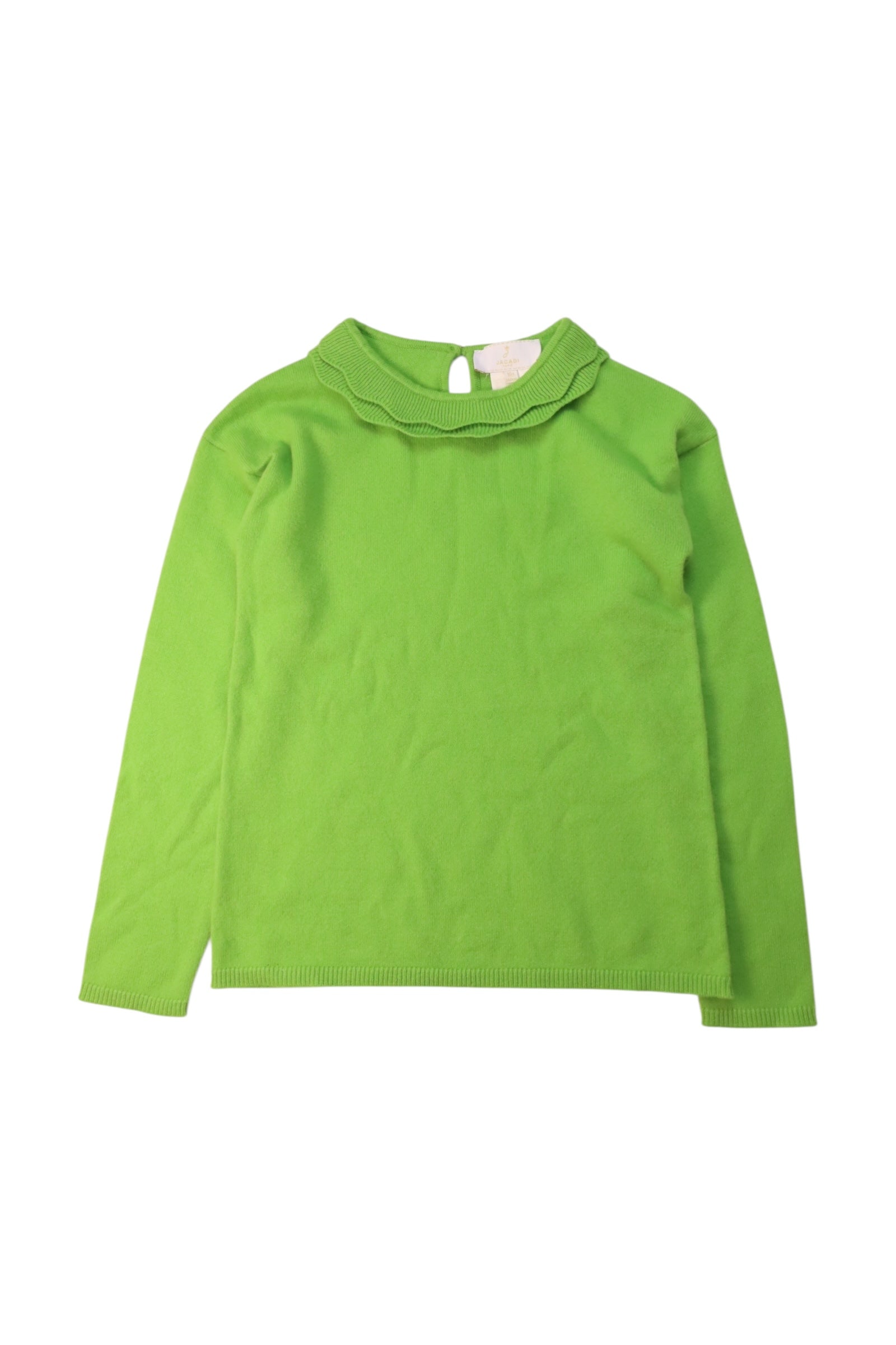 Jacadi Frill Collar Long Sleeve Top 10Y、mySite、g9winljtr