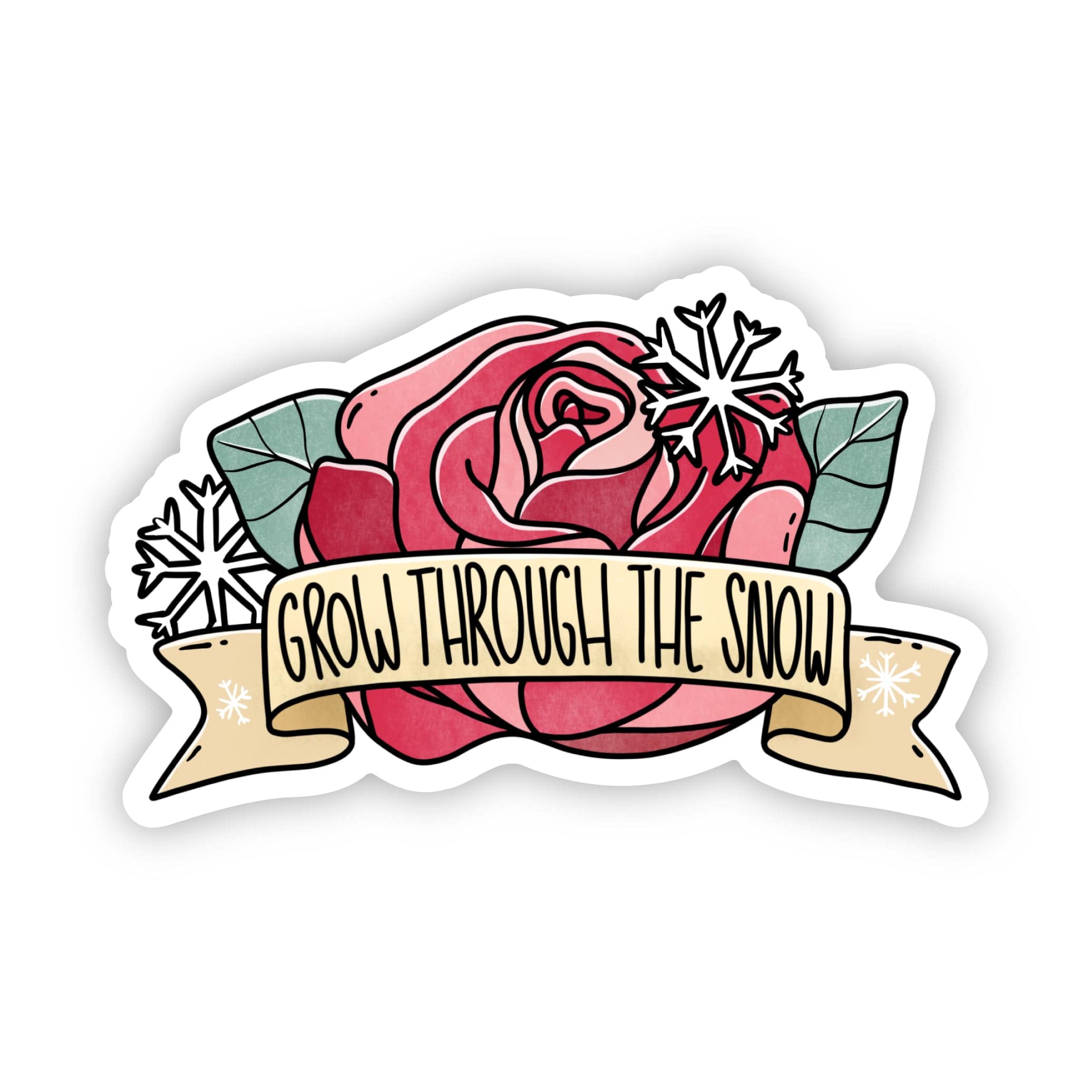  Grow Through The Snow Sticker、mySite、ghnorth