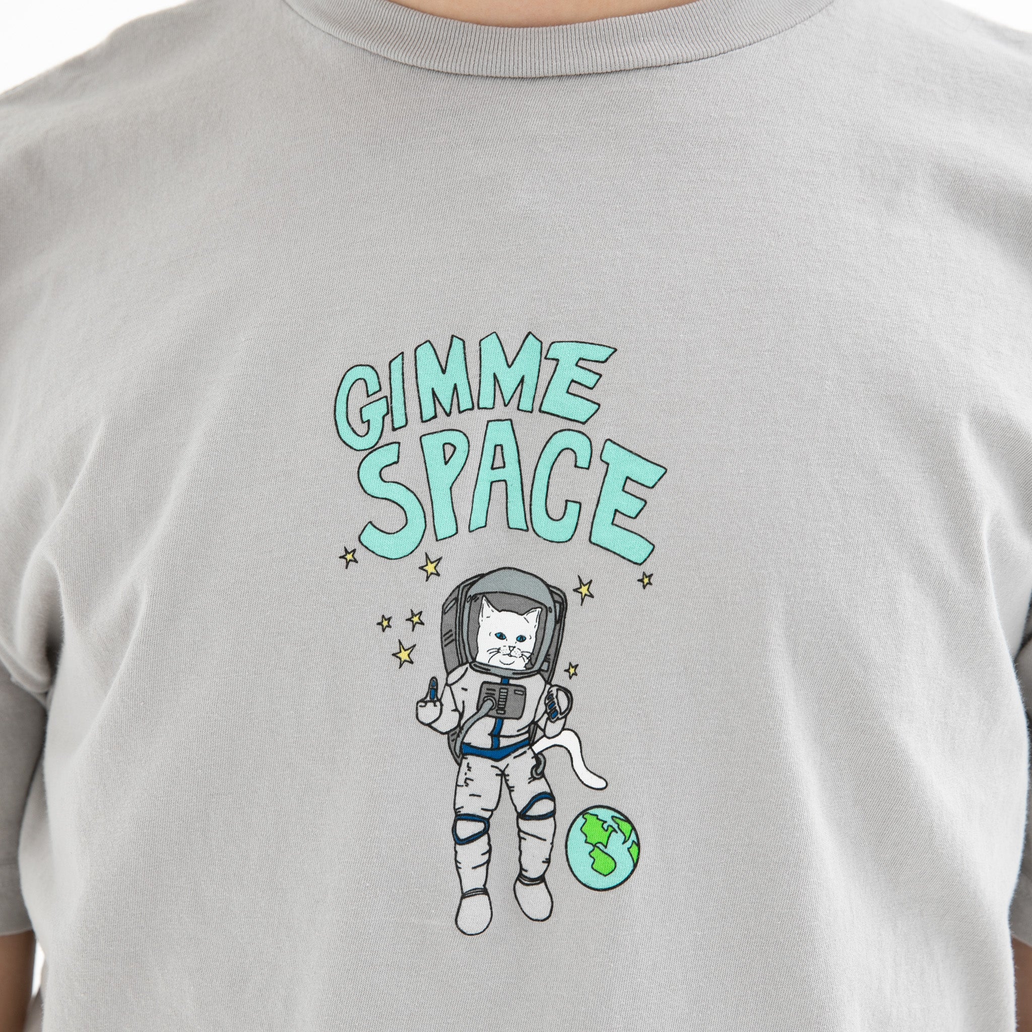  Gimme Space Tee (Grey)、mySite、merchandisen