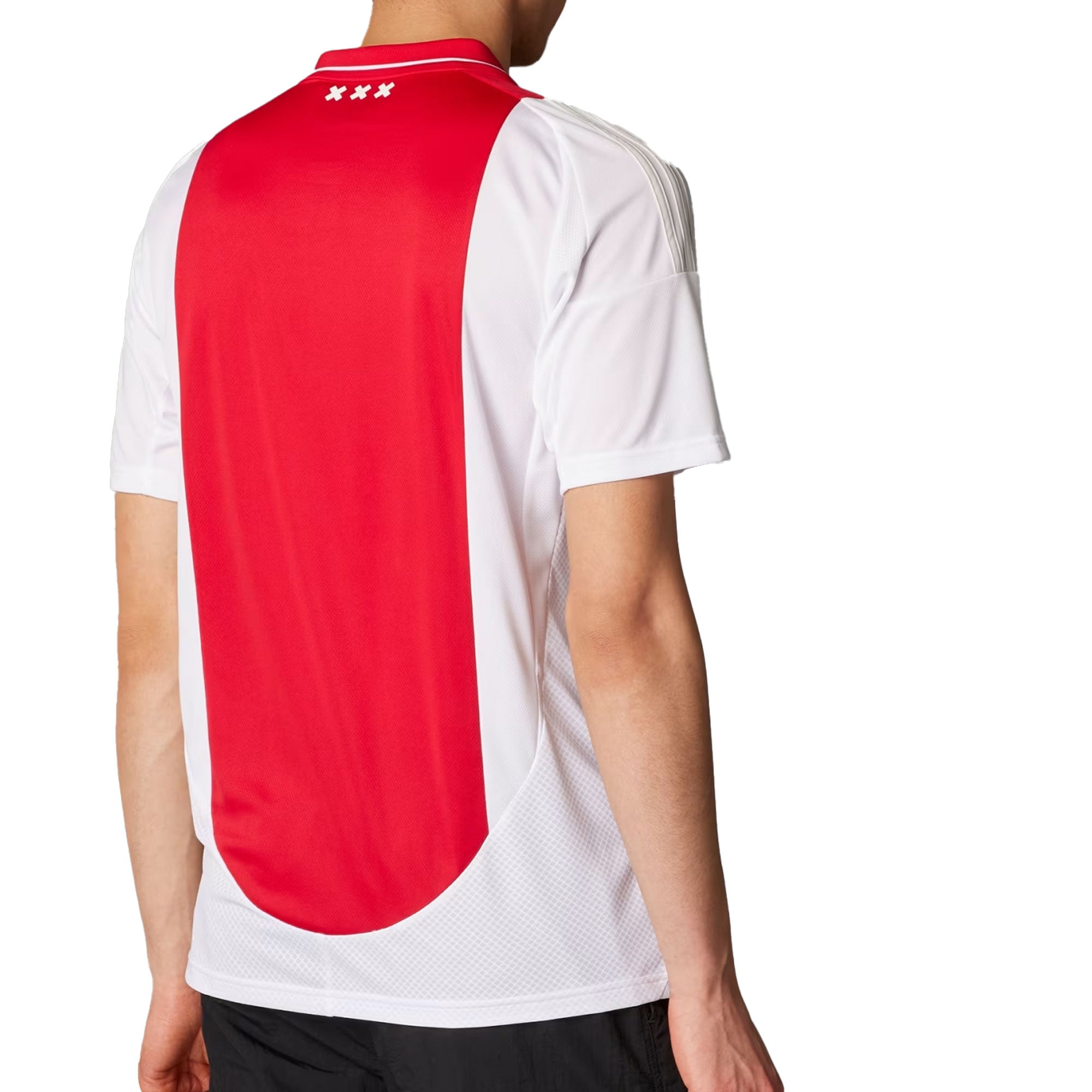 adidas Men's Ajax 2024/25 Home Jersey Red/White、mySite、noshort