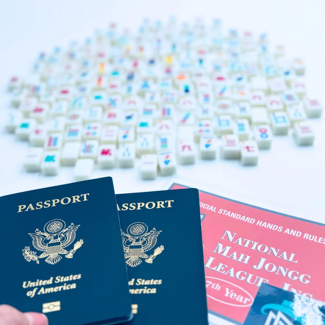  Mini Anywhere Travel Mahjong Tiles Complete Set、mySite、elrpsem3k