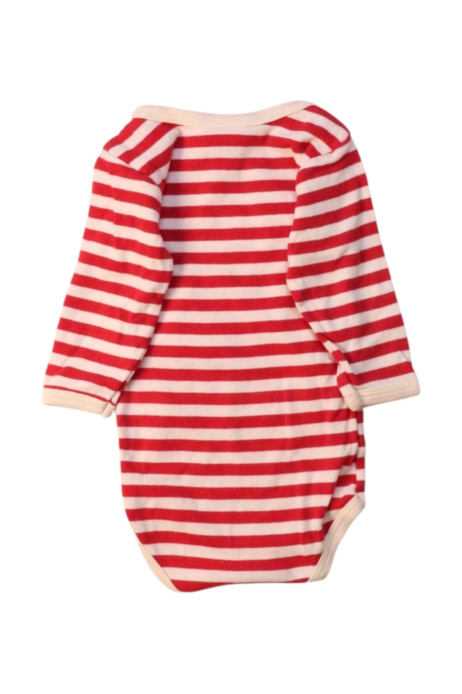 Petit Bateau Long Sleeve Striped Bodysuit 0-3M、mySite、g9winljtr