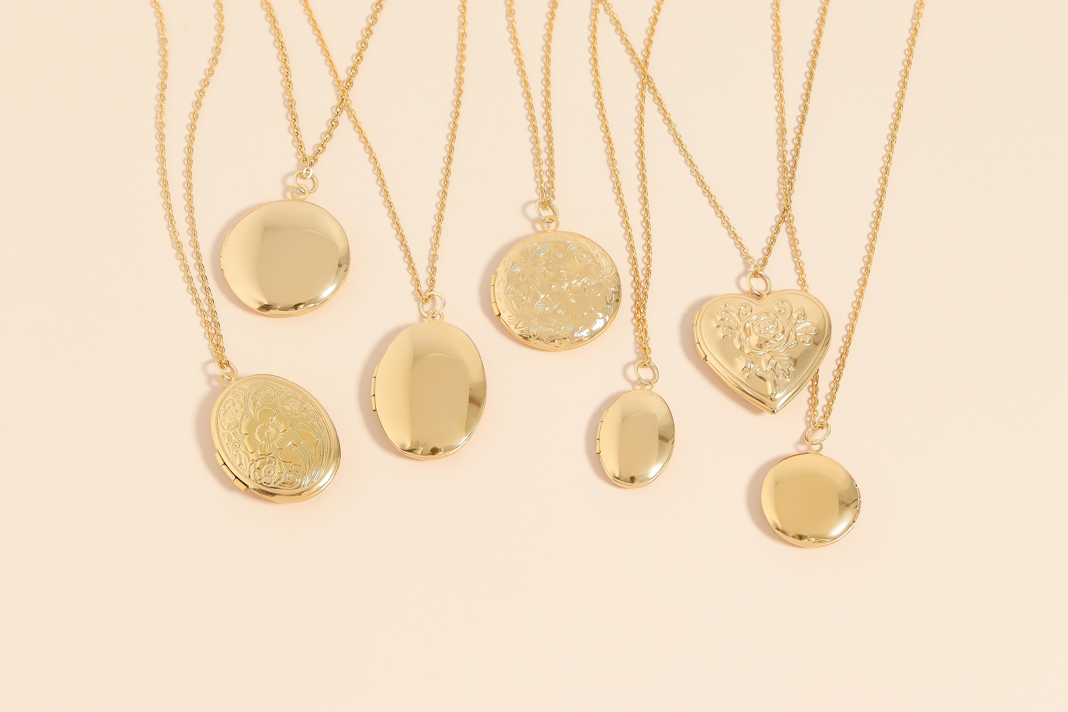 18K Gold PVD Stainless Steel Locket Set / BND0069、mySite、dreamappss