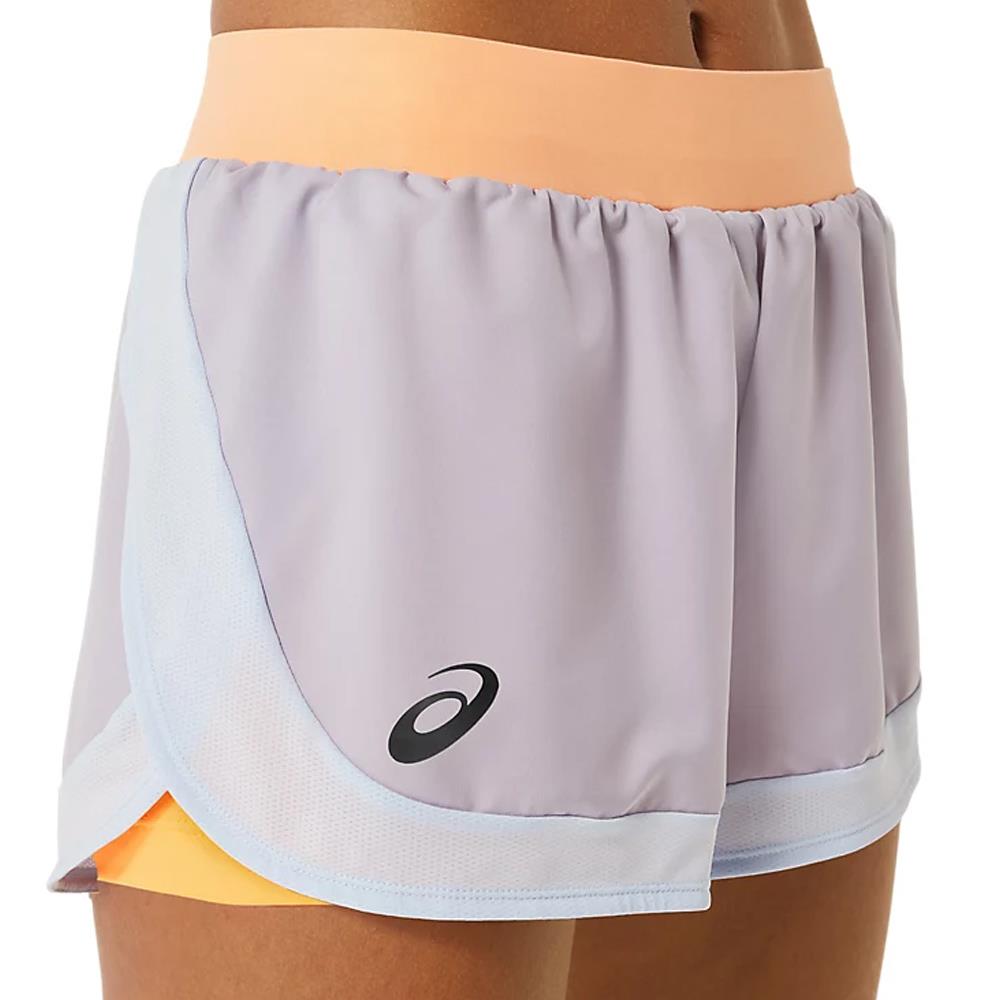 Asics Women's Match Short - Dusk Violet、mySite、neckold