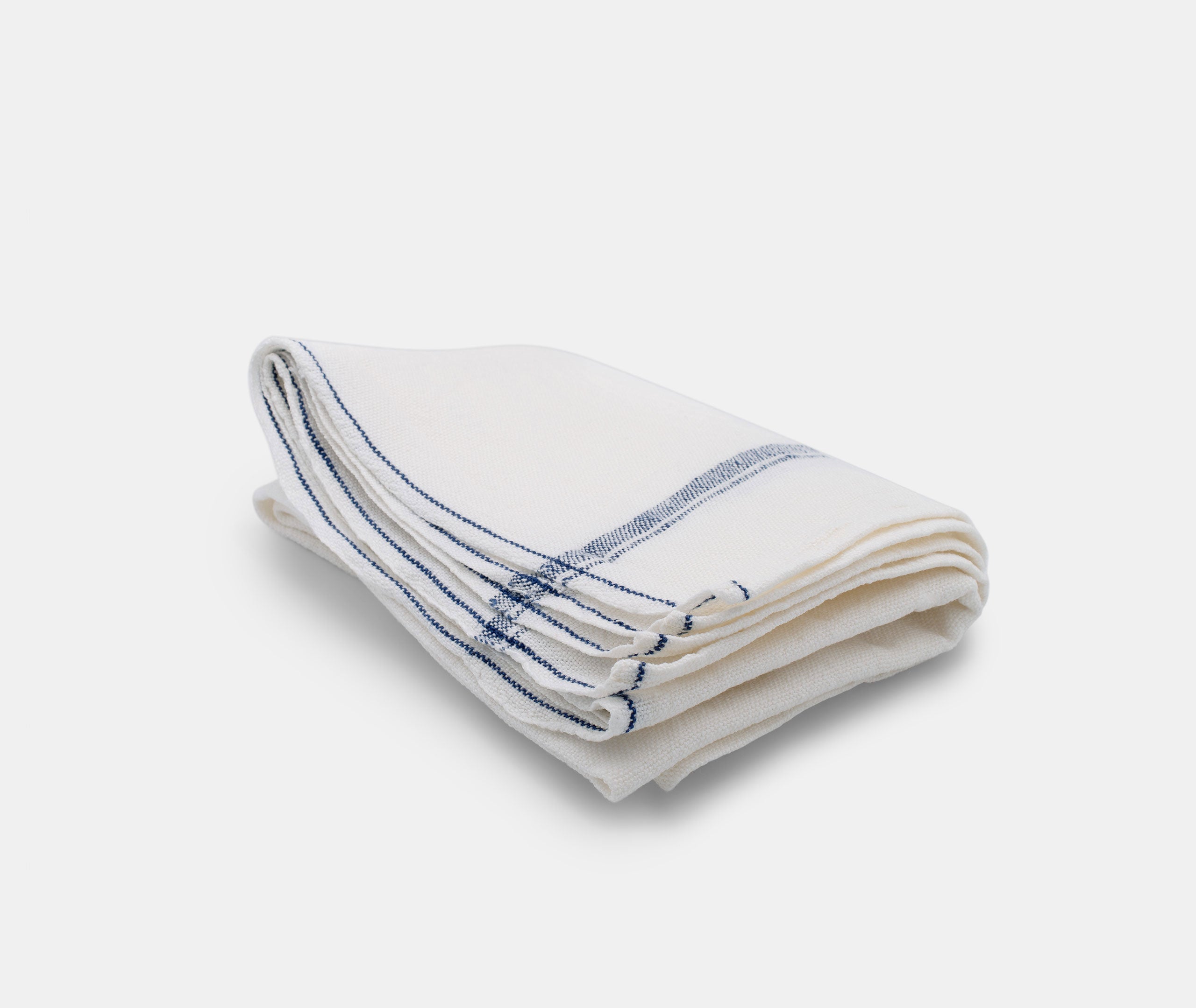 Linen Tea Towel - Blue Stripe、mySite、topwebapps