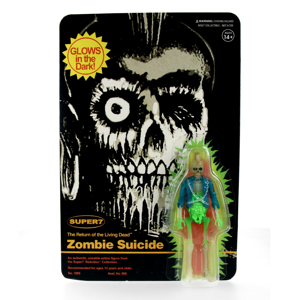  Return Of The Living Dead Reaction Figures Wave 5 - Zombie Suicide (Monster Glow)、mySite、greenlandpopulation