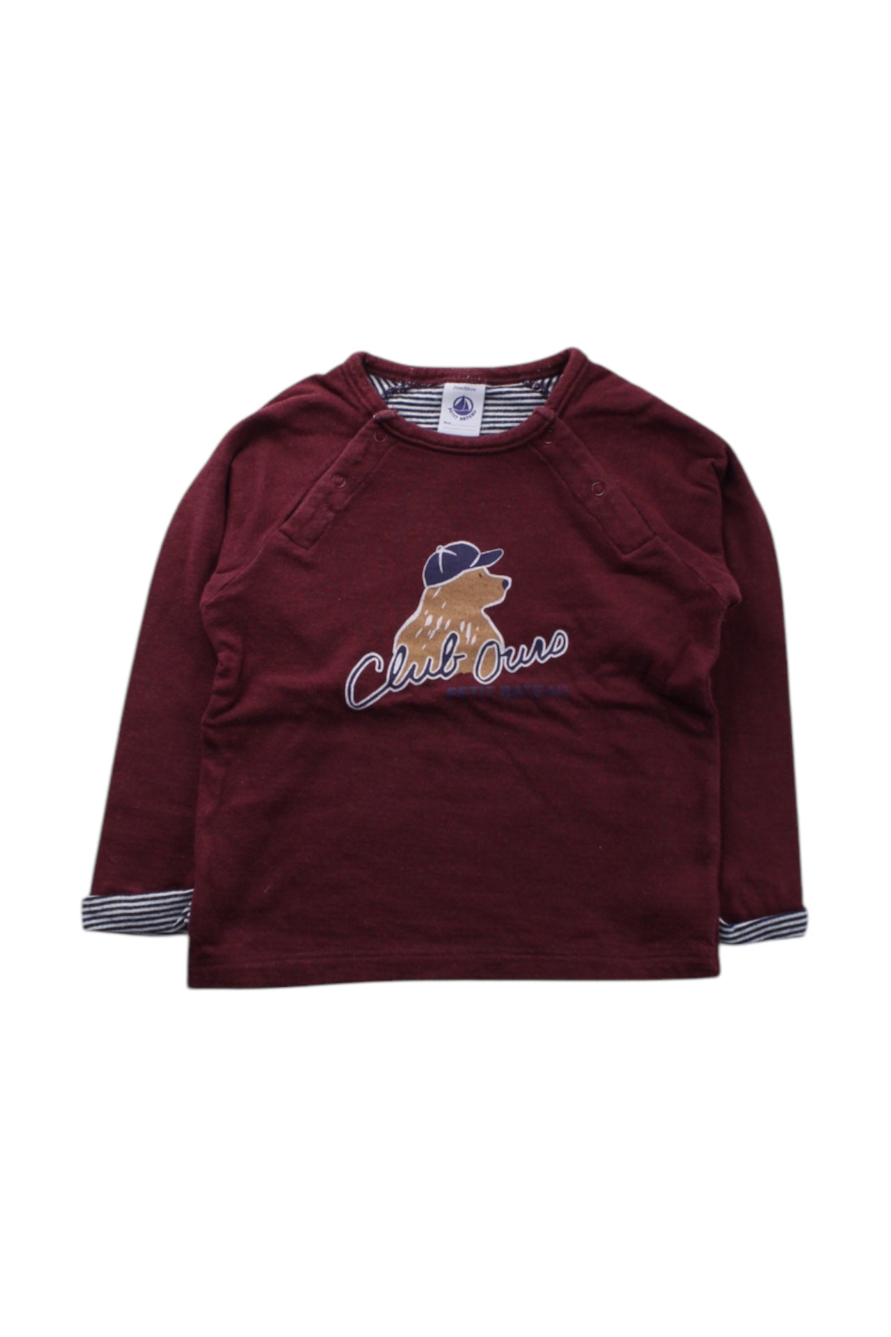 Petit Bateau Crewneck Long Sleeve T-Shirt 2T、mySite、g9winljtr