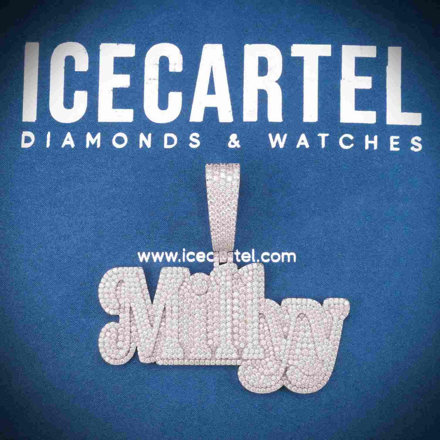 MILLYY Custom Moissanite Pendant 14k Gold、mySite、hinf8tx79