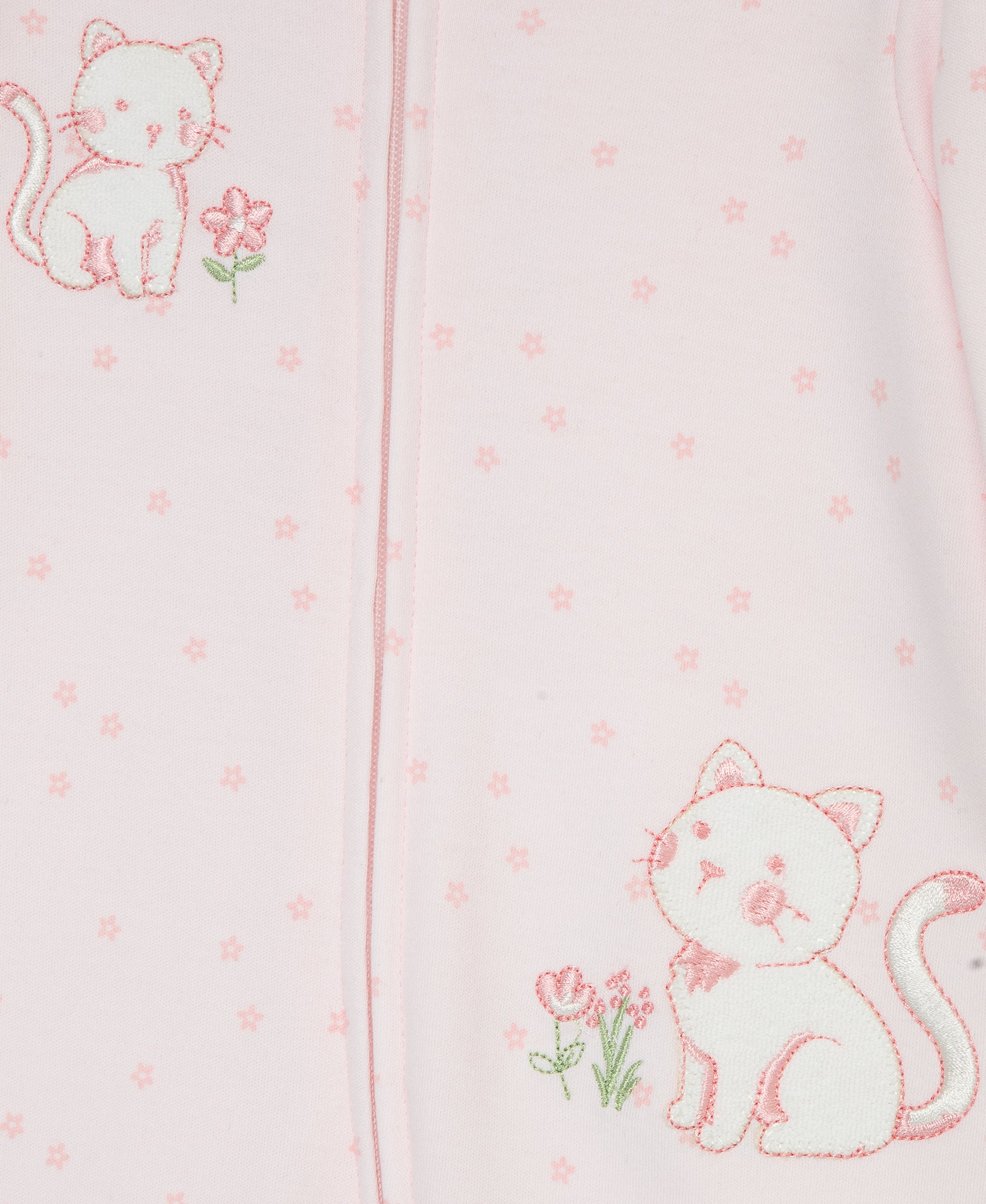  Sweet Kitties 2-Way-Zip Footed One-Piece、mySite、layawaytickets