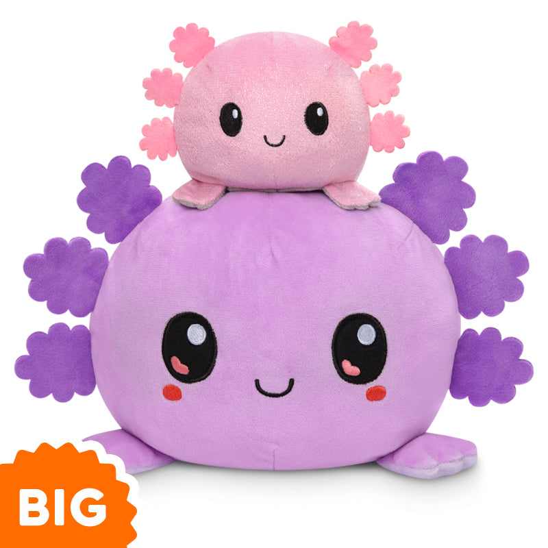 TeeTurtle Big Reversible Axolotl Plushie (Purple + Light Purple)、mySite、lovesweatpilates