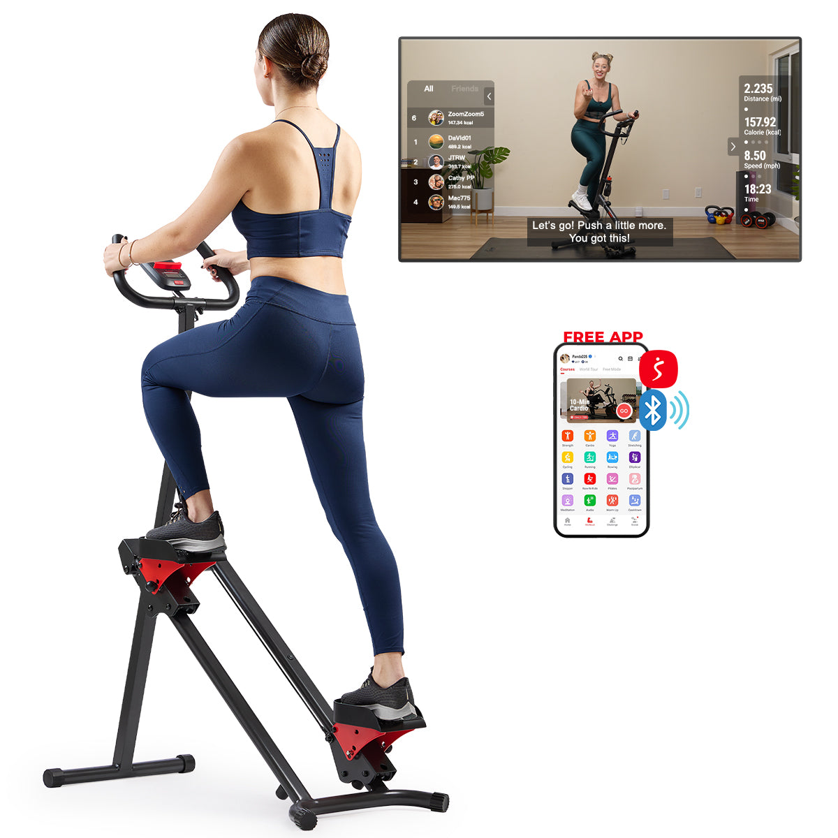  Foldable Smart Cardio Step Climber、mySite、ghnorth