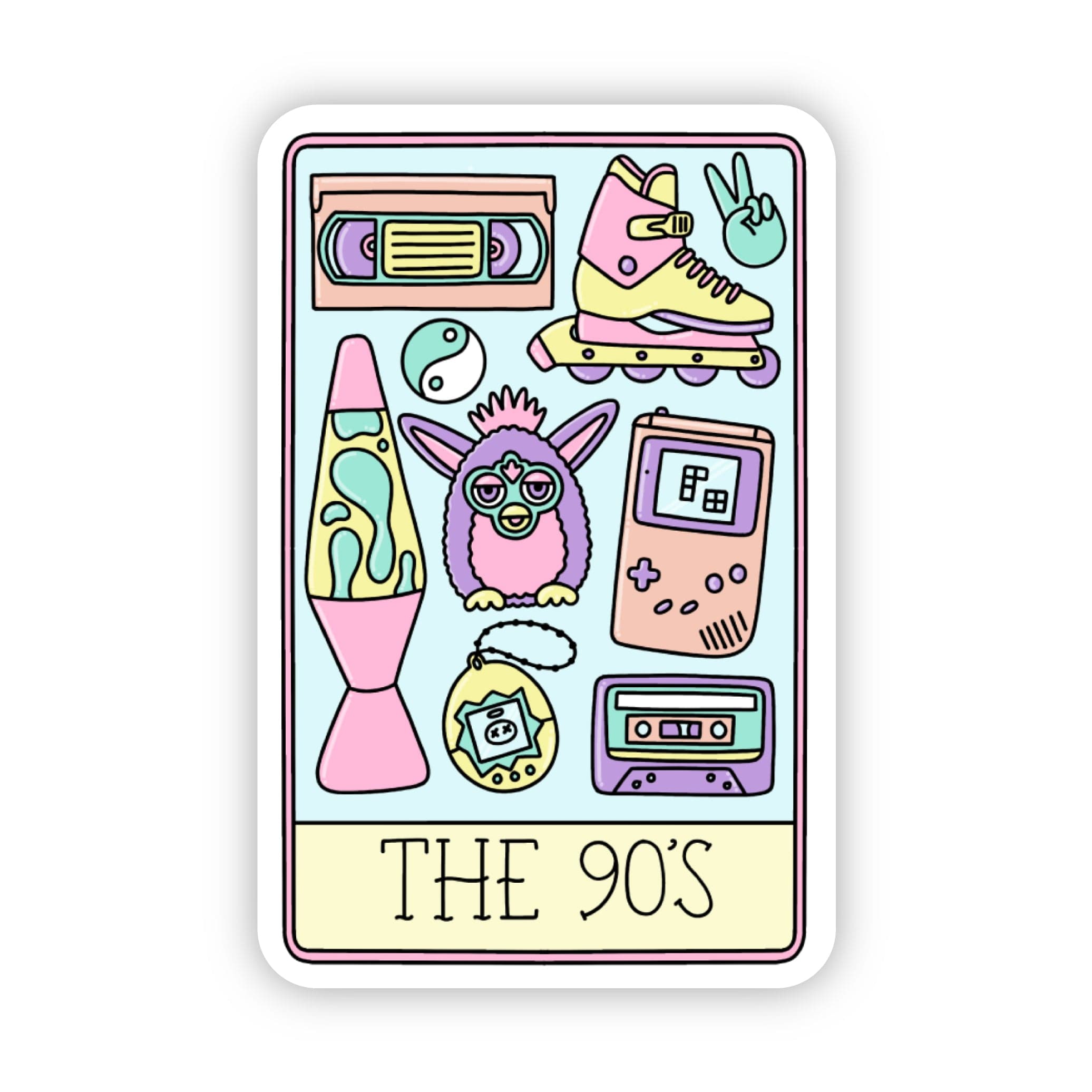  The 90's Tarot Card Sticker、mySite、ghnorth