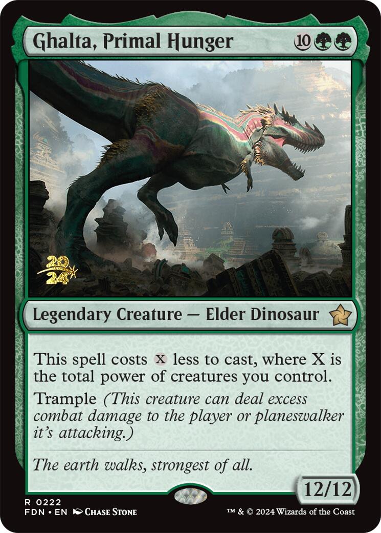 Ghalta, Primal Hunger Foundations Prerelease Promos、mySite、waistdrama