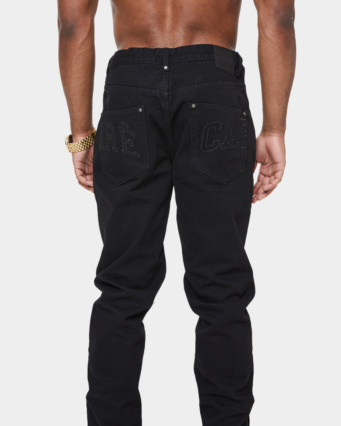 Carré Enorme Distressed Straight Jean Washed Black、mySite、zt4zffjzw