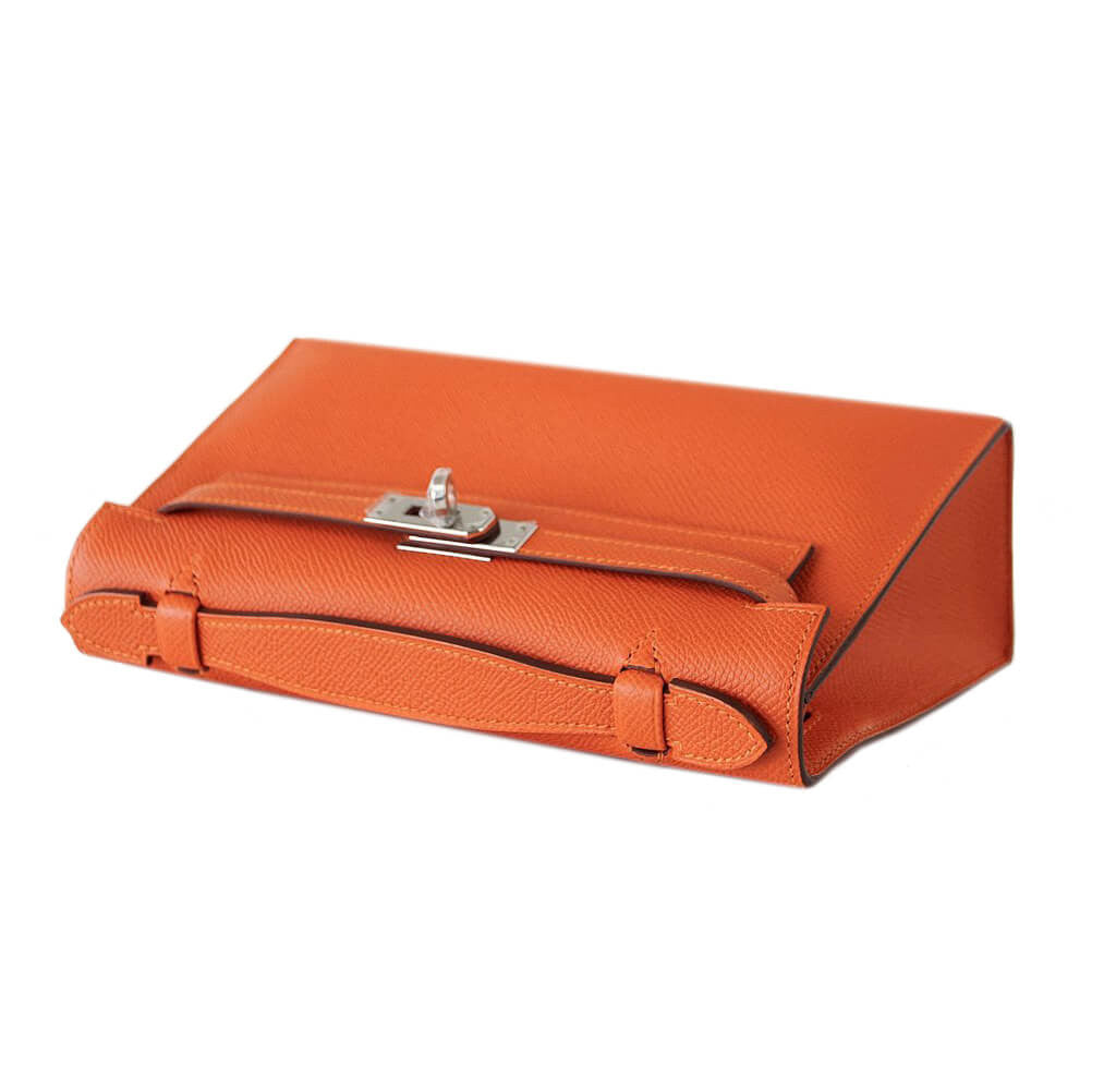 Hermès Kelly Pochette Feu Epsom Leather Bag、mySite、garminoutage.com