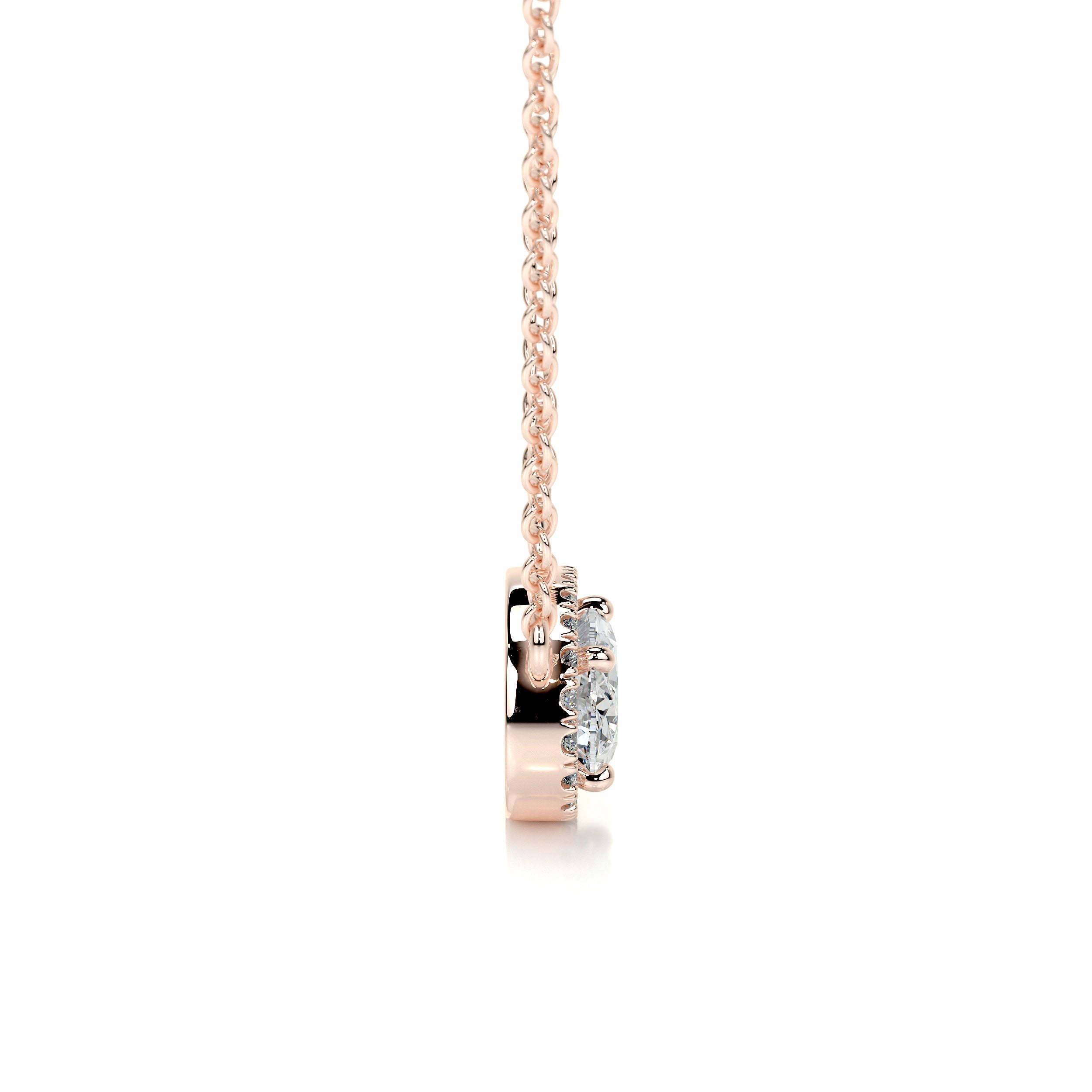 Petit Louise Lab Grown Diamond Pendant -14K Rose Gold、mySite、hinf8tx79