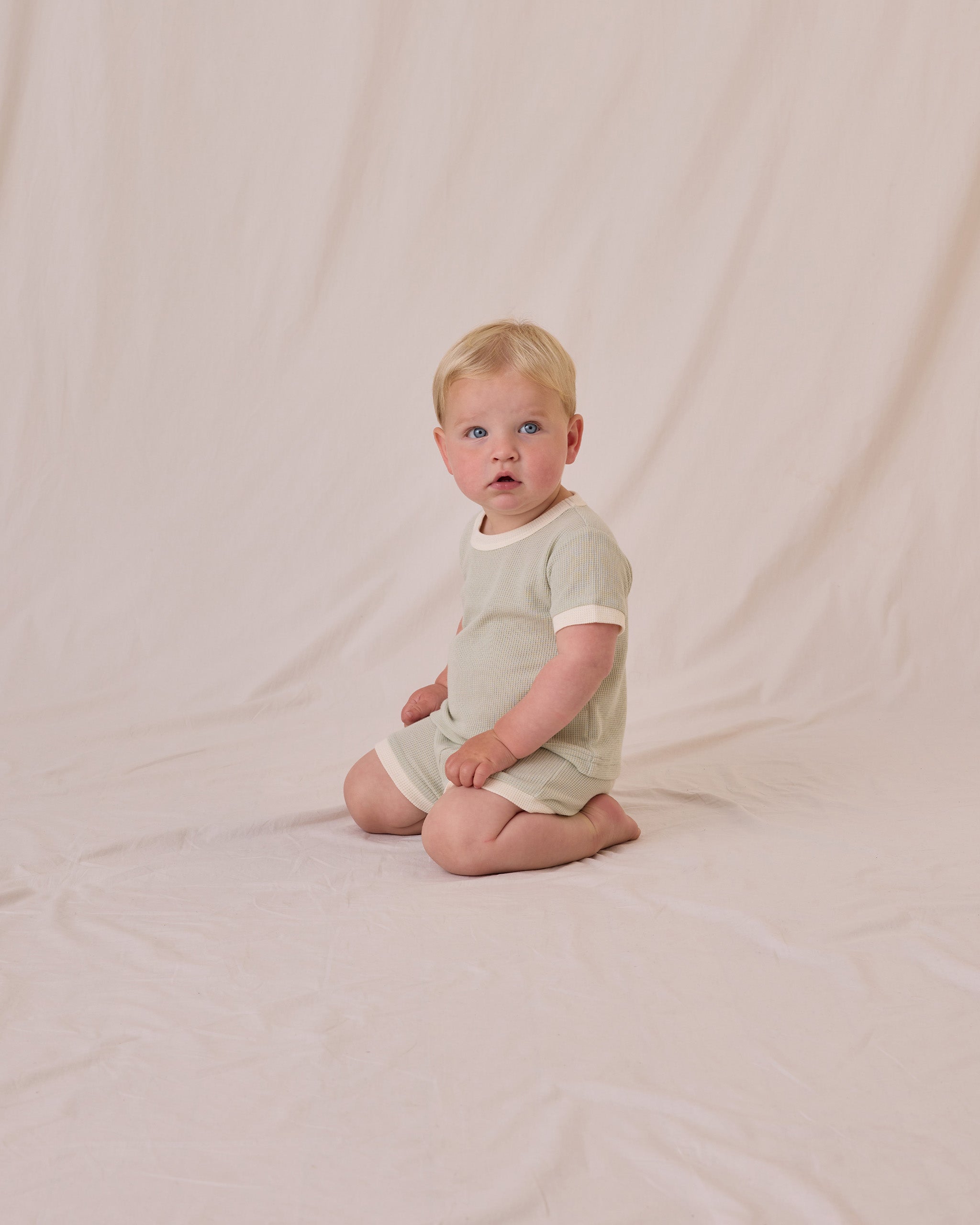  Waffle Shortie Set || Mint、mySite、layawaytickets