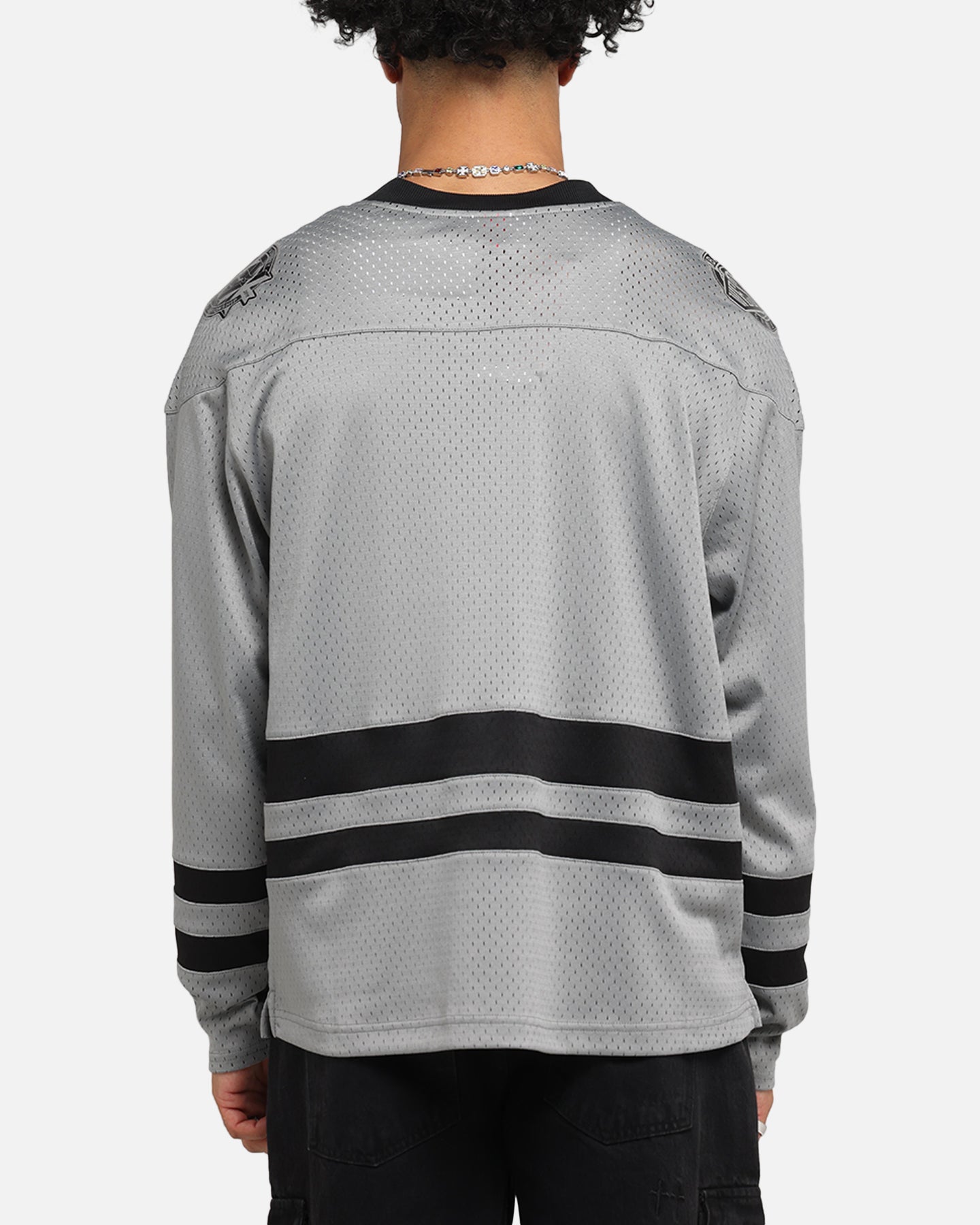 Mitchell & Ness Chicago Bulls Chrome Jersey Gunmetal Grey、mySite、zt4zffjzw