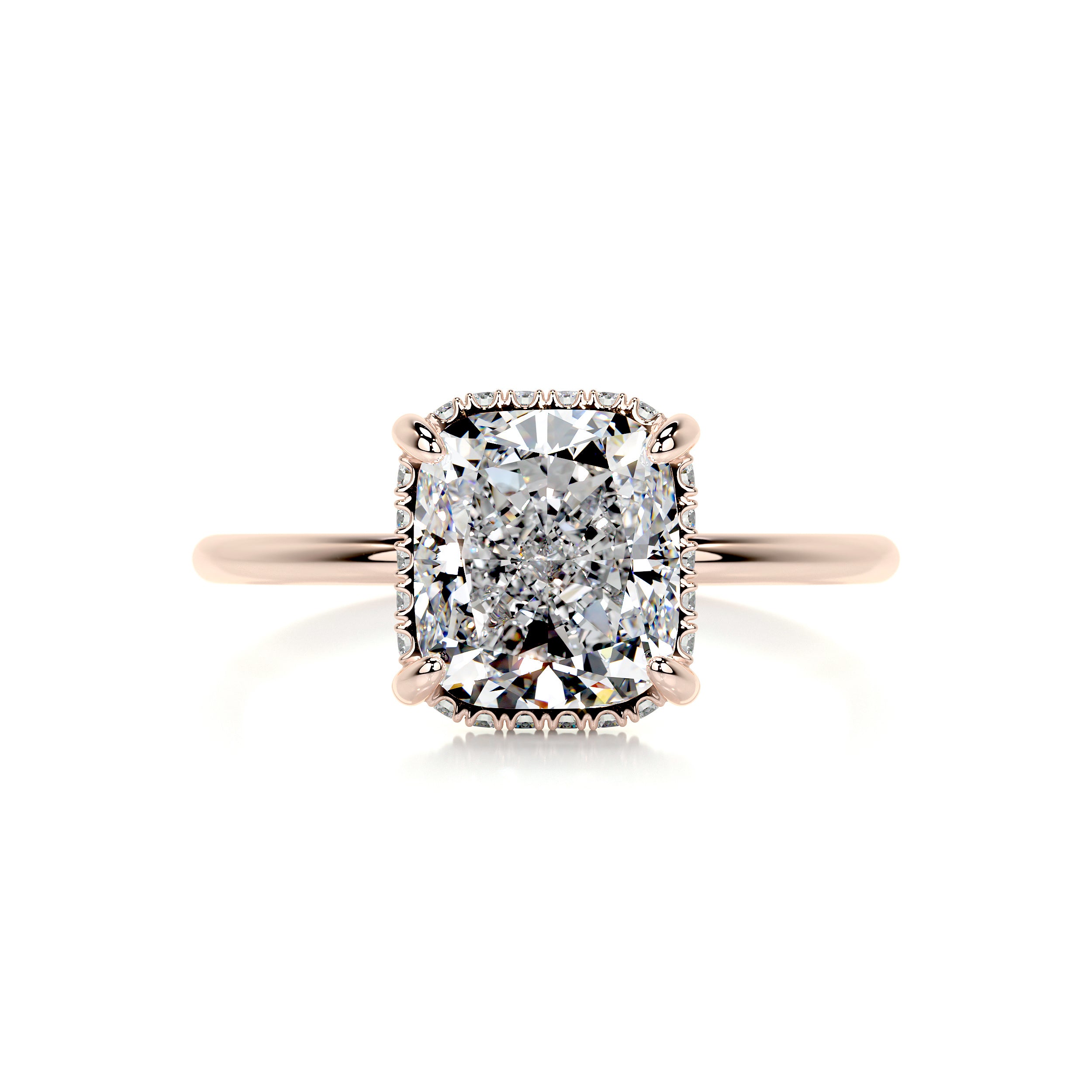 Priscilla Diamond Engagement Ring -14K Rose Gold、mySite、hinf8tx79