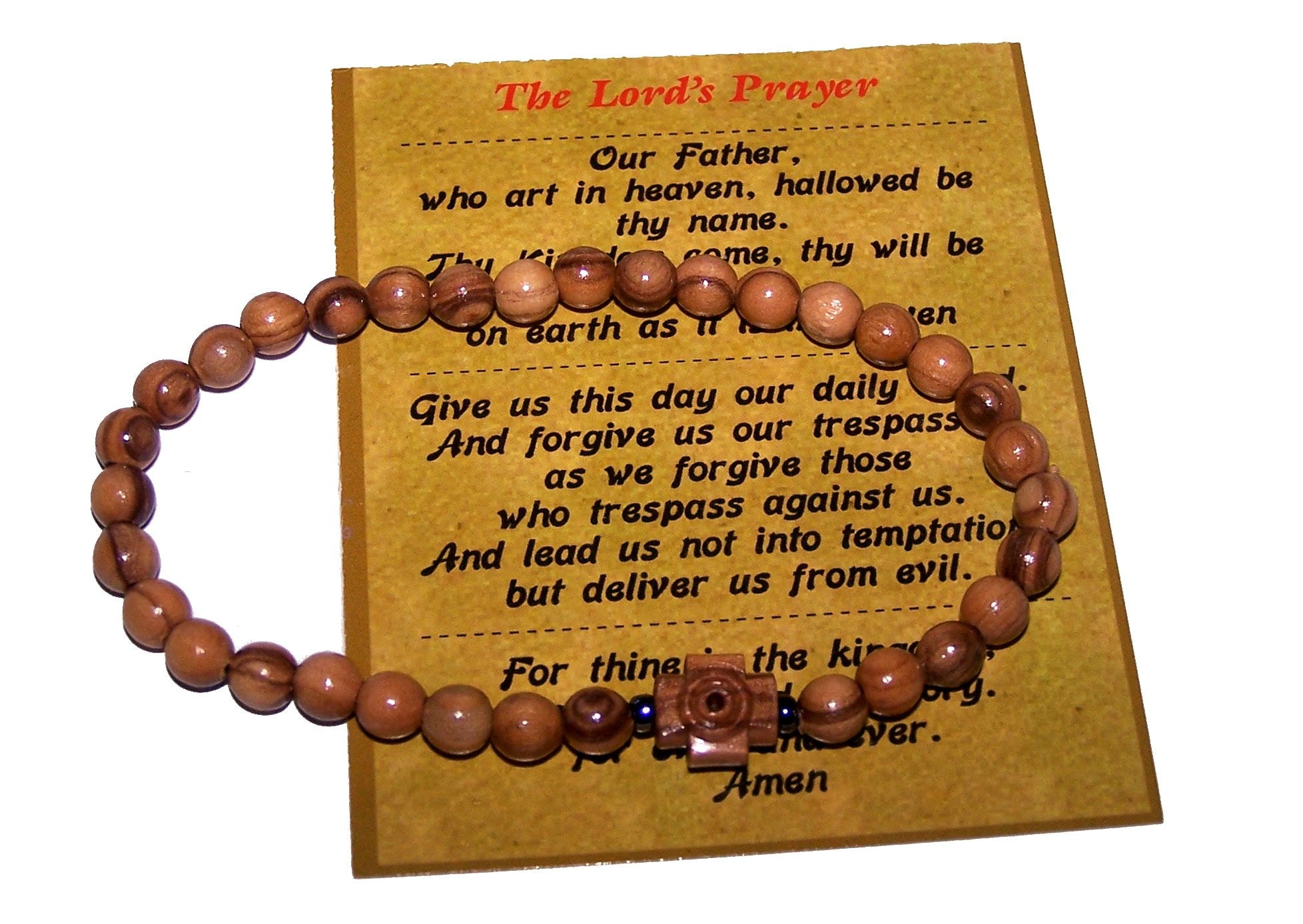  Holy Land Market Elastic Olive wood Orthodox chaplet Rosary - Chotki (33 4mm beads)、mySite、elrpsem3k