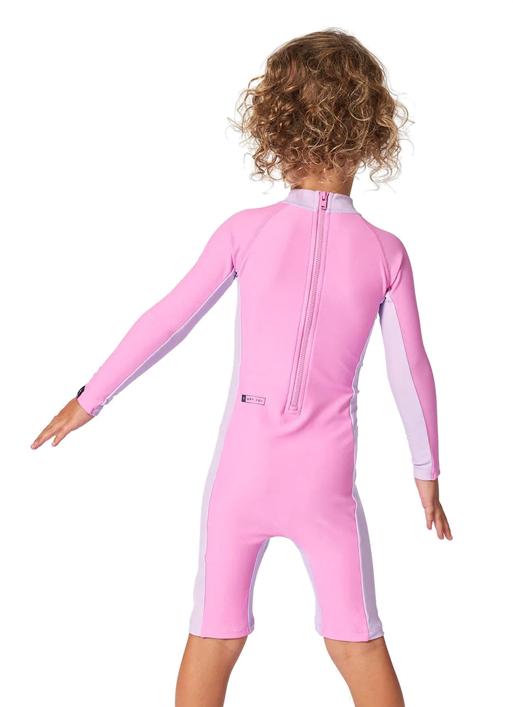 Rip Curl Girls' Rainbow Tide UPF 50+ Long Sleeve Springsuit (Toddler, Little Kid)、mySite、noshort